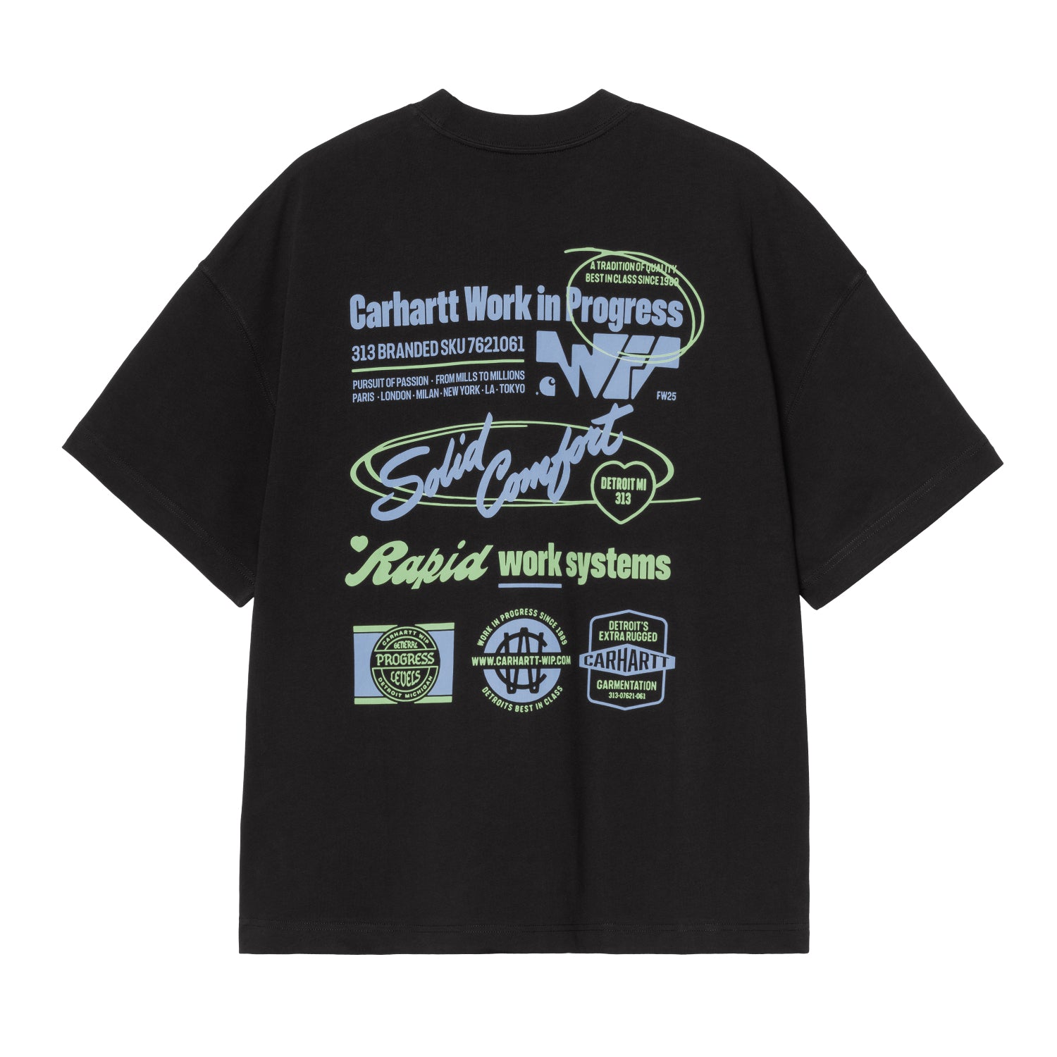S/S NETWORKS T-SHIRT - Black