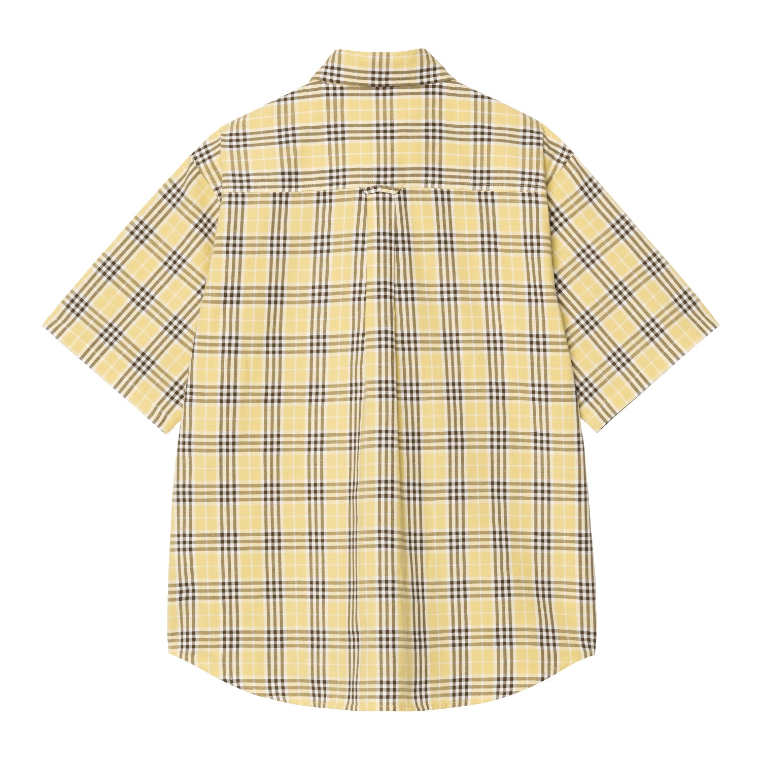 S/S NIVEN SHIRT - Niven Check, Straw / Wax