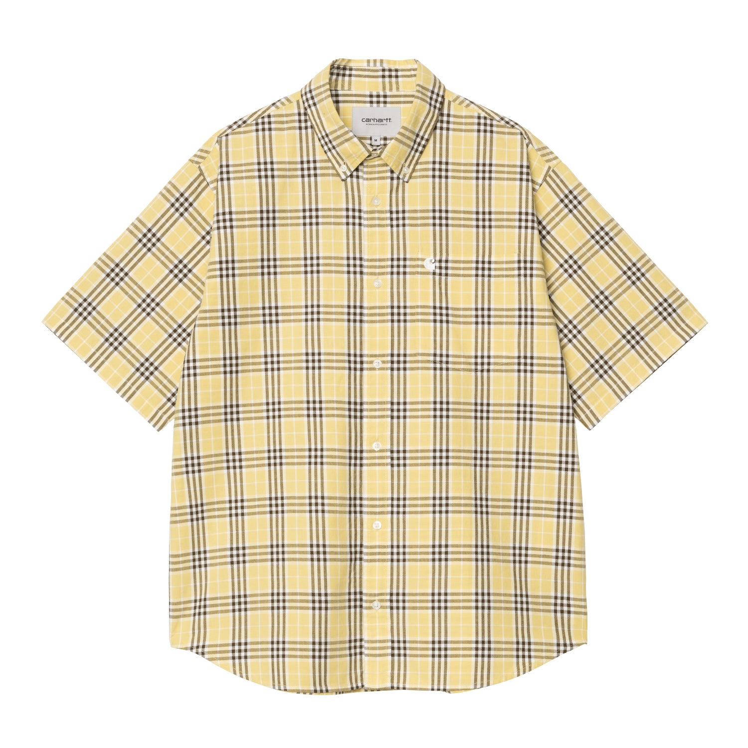S/S NIVEN SHIRT - Niven Check, Straw / Wax