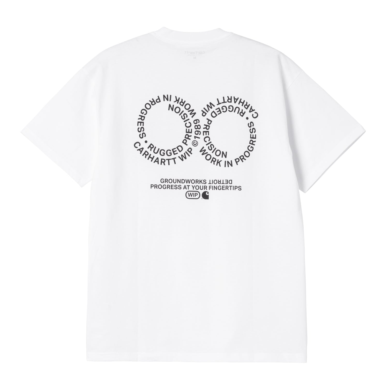 S/S ROTATION T-SHIRT - White / Black