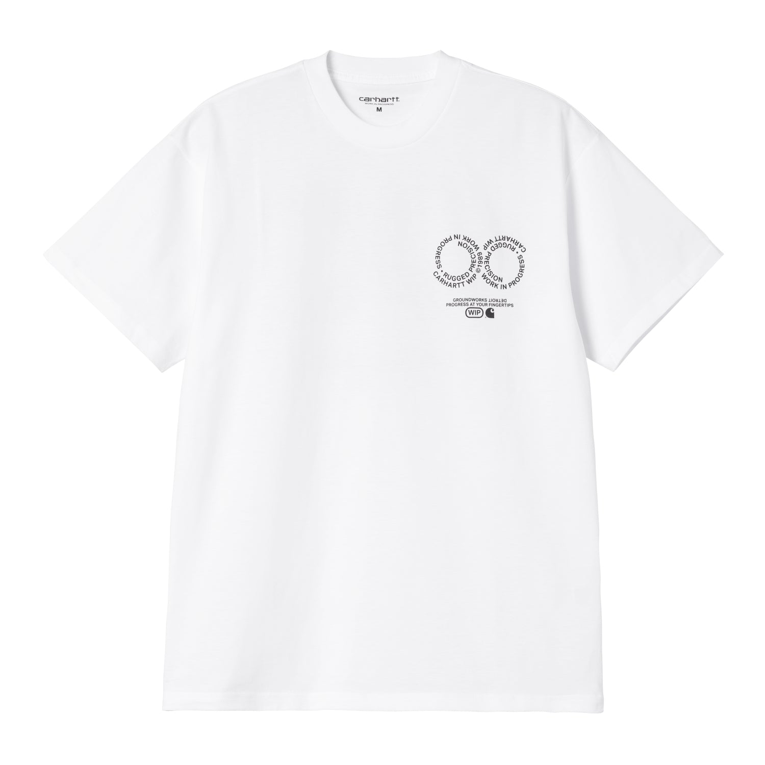 S/S ROTATION T-SHIRT - White / Black