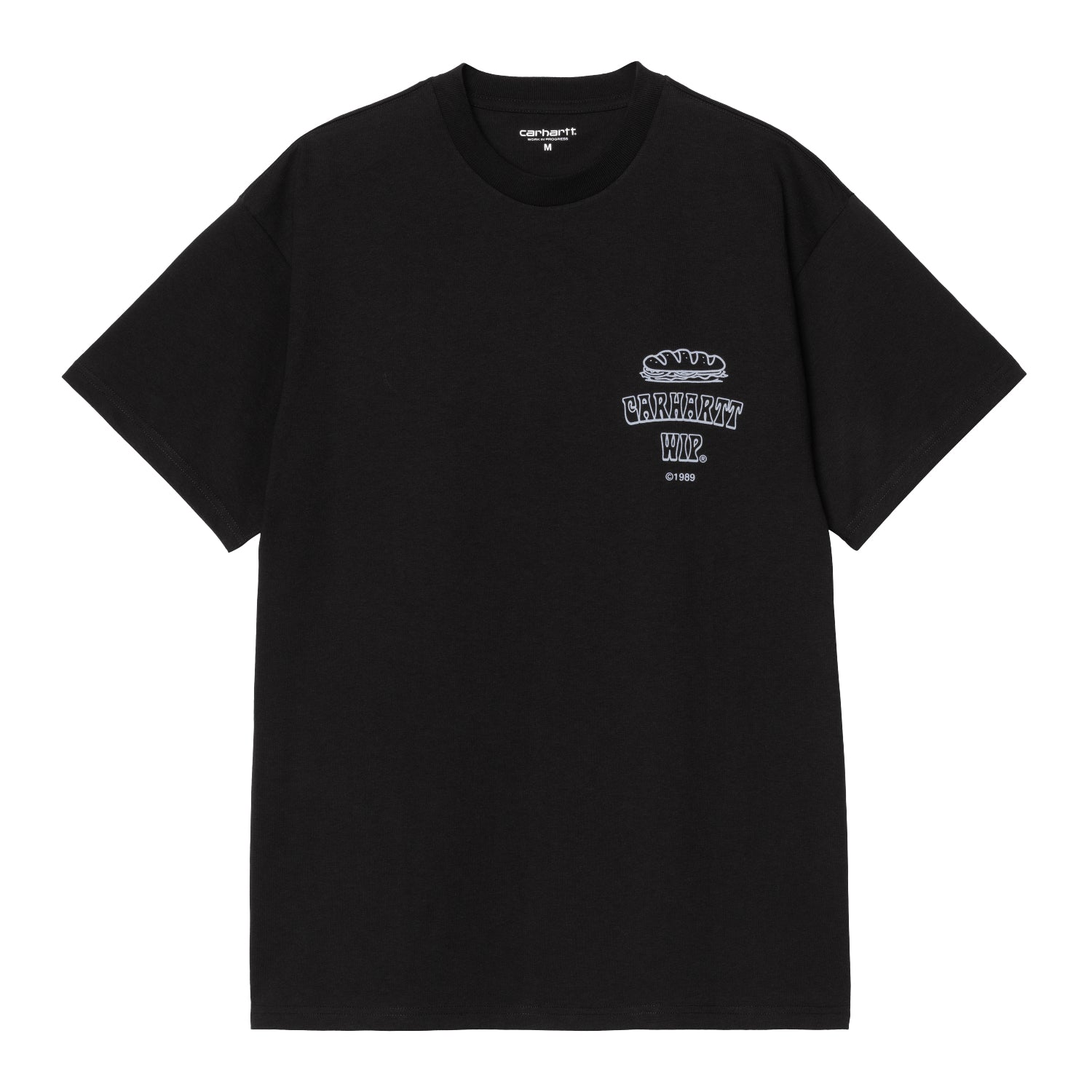 S/S SANDWICH T-SHIRT  - Black