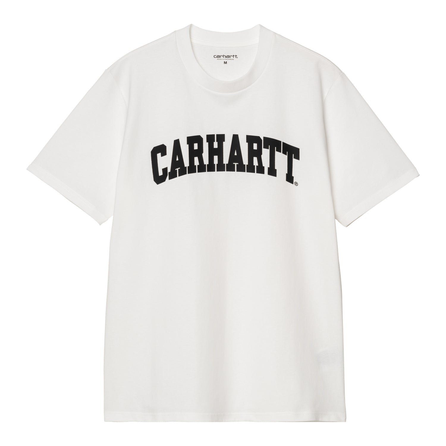 S/S UNIVERSITY T-SHIRT - White / Black