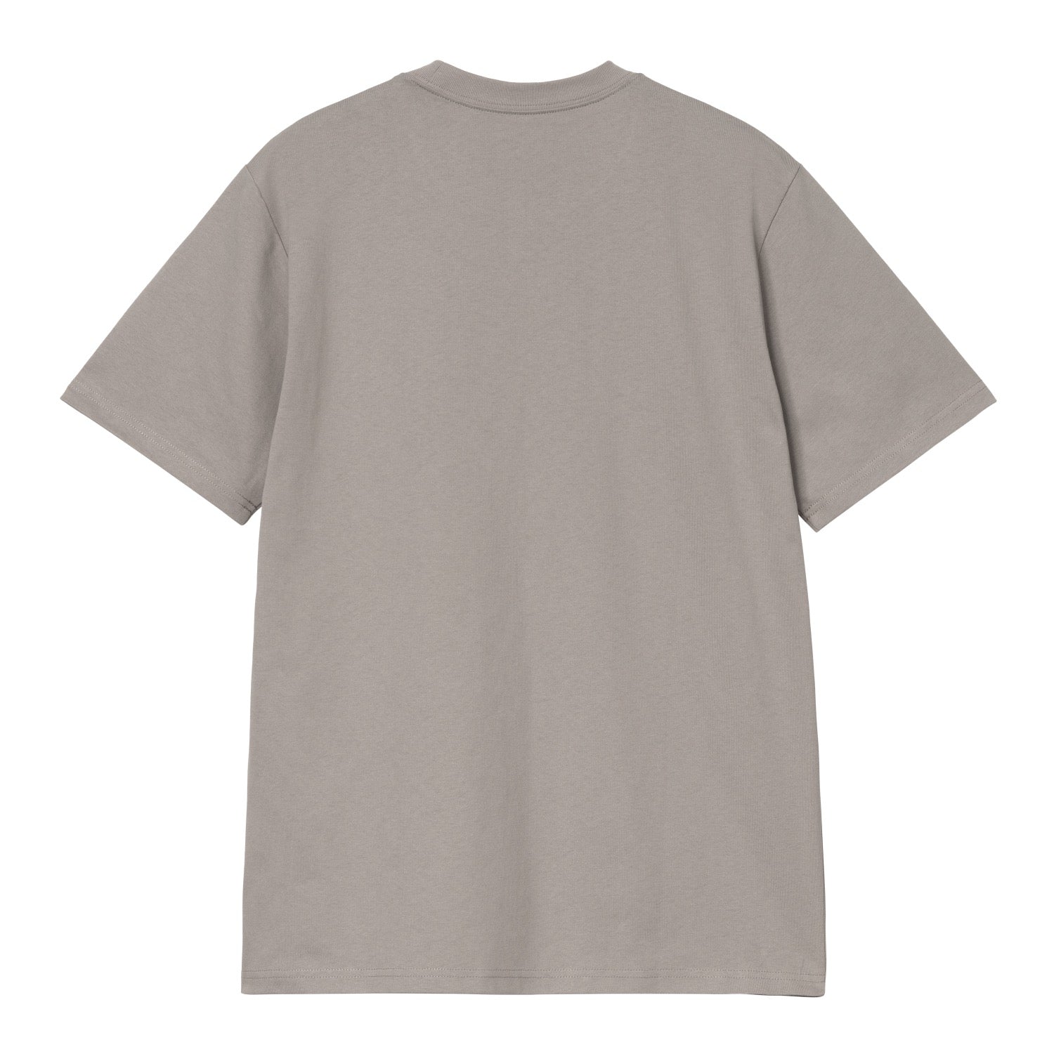 S/S UNIVERSITY T-SHIRT - Misty Grey / White