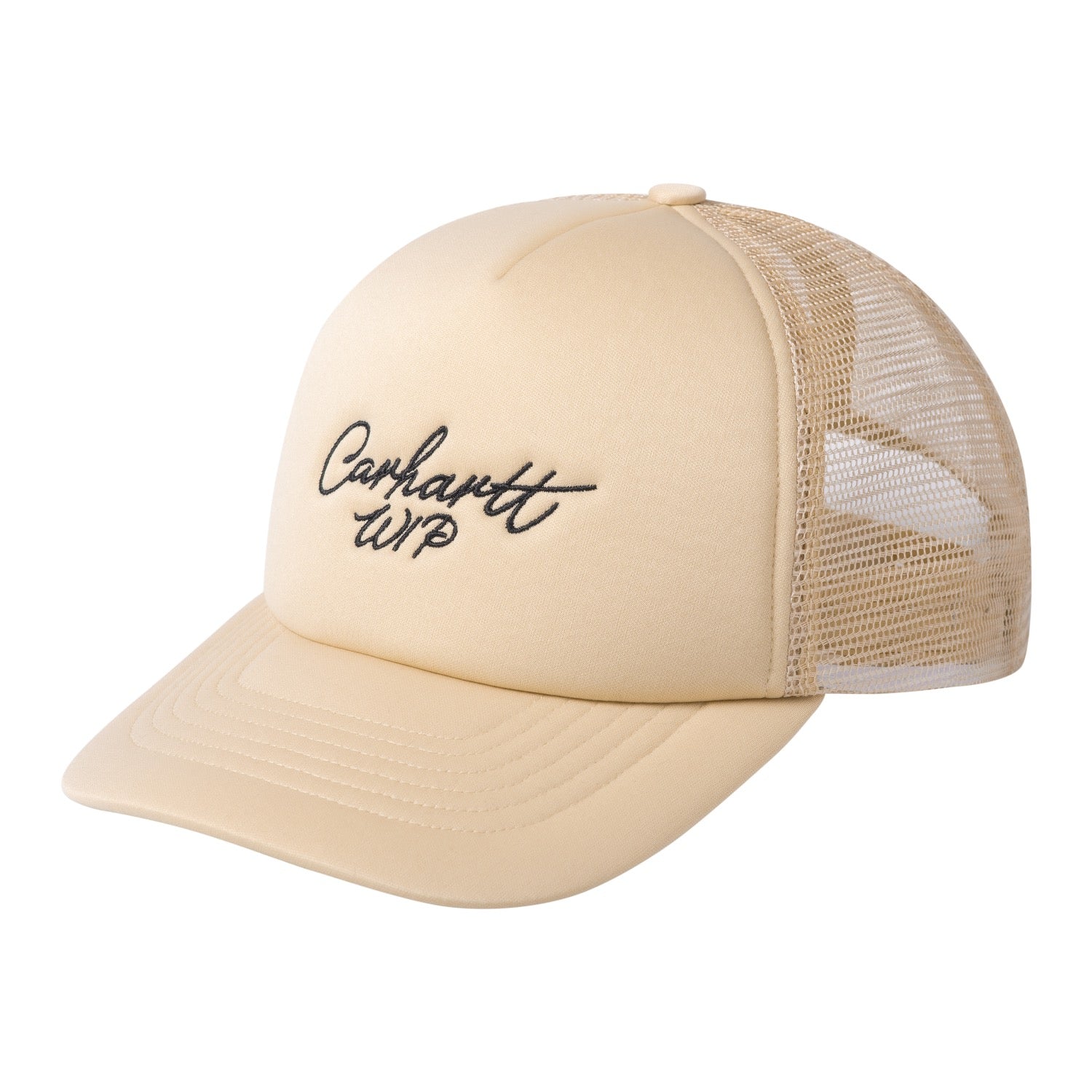 SIGNATURE TRUCKER CAP - Cornsilk / Black