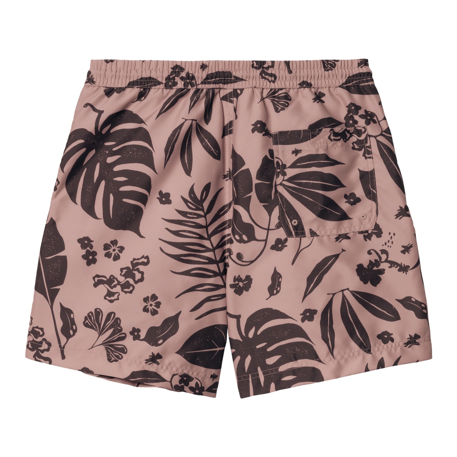 SLATER SWIM TRUNKS - Woodblock Print, Glassy Pink