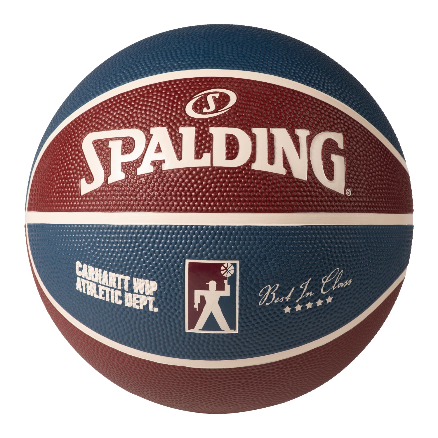 SPALDING FOR CARHARTT WIP BASKETBALL - Mulberry Dusky Blue / Naturel