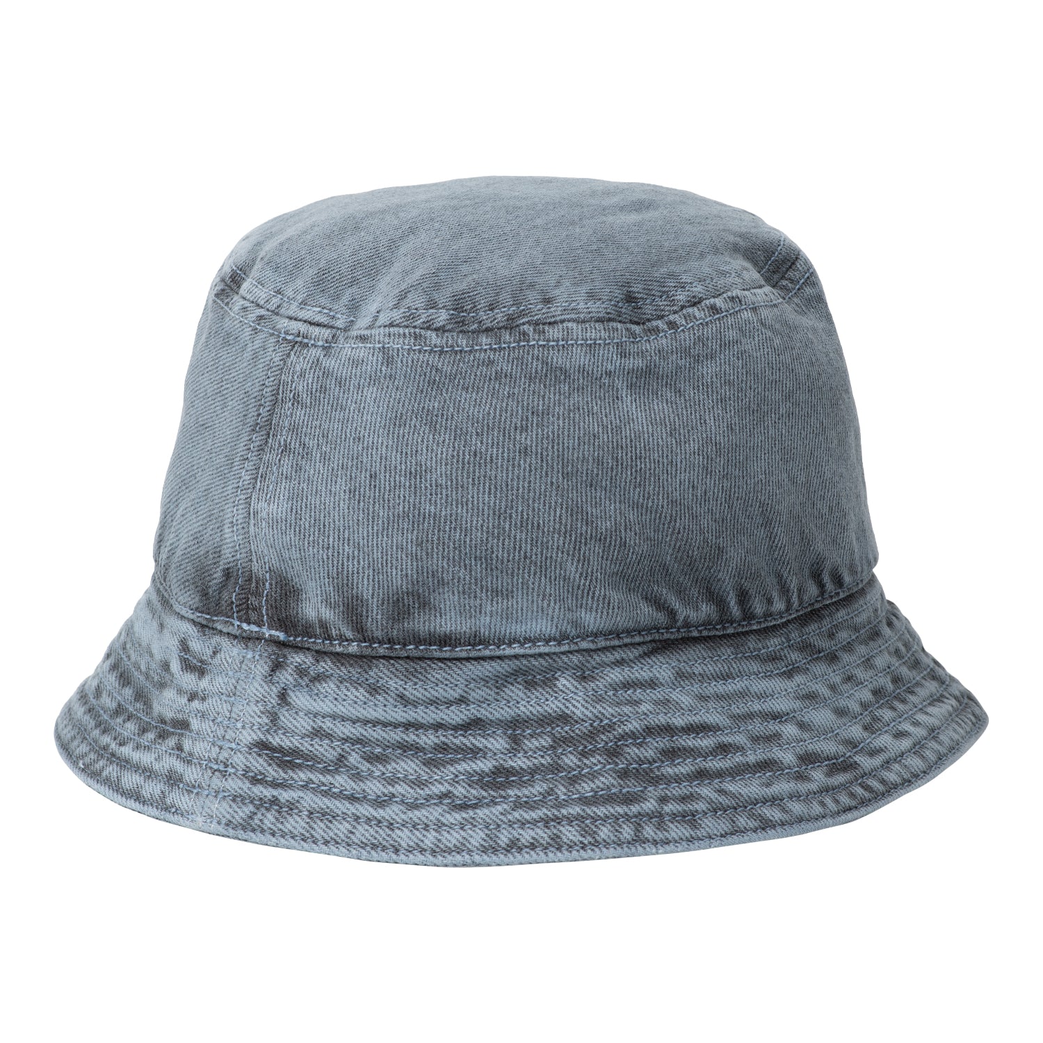 TIGAN BUCKET HAT  - Black / Blue Fog (garment dyed)