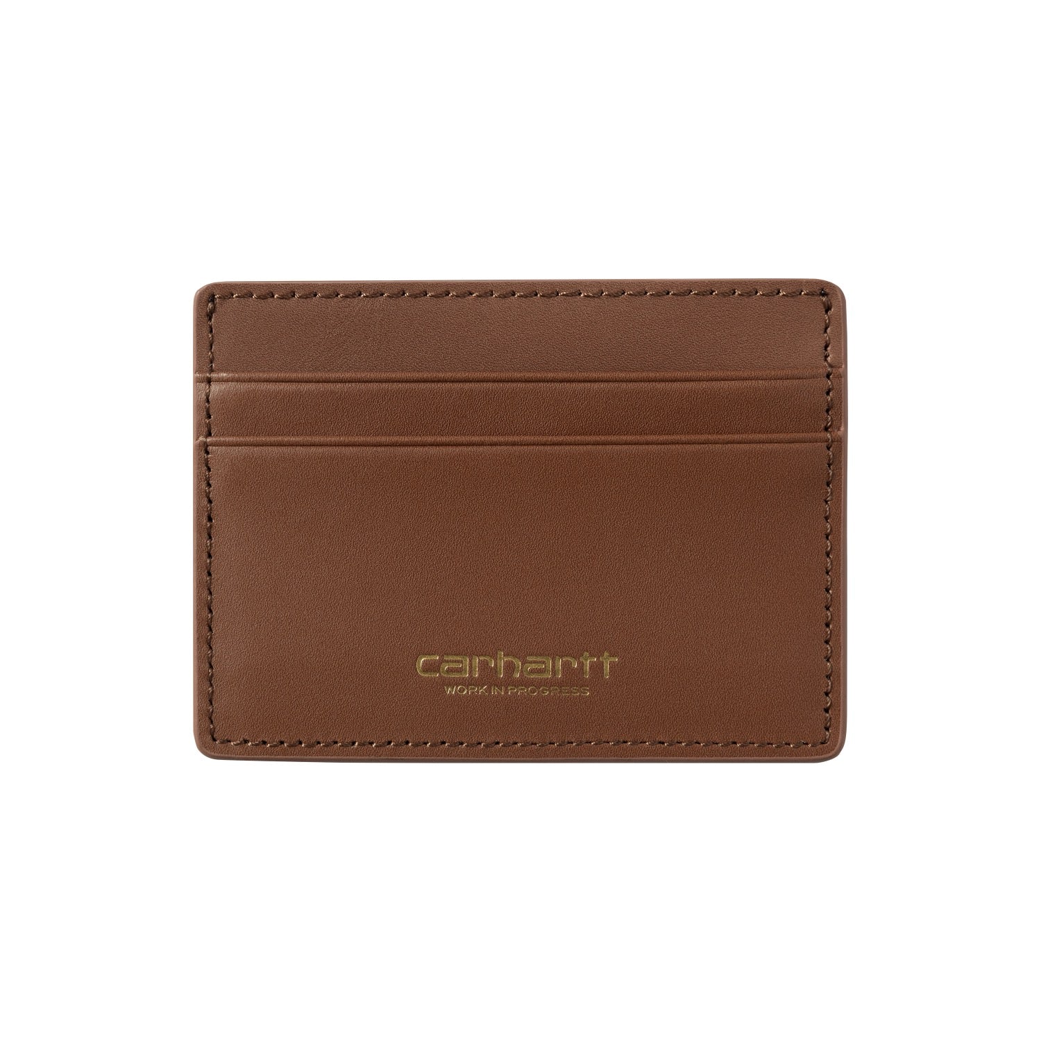 VEGAS CARDHOLDER - Cognac / Gold