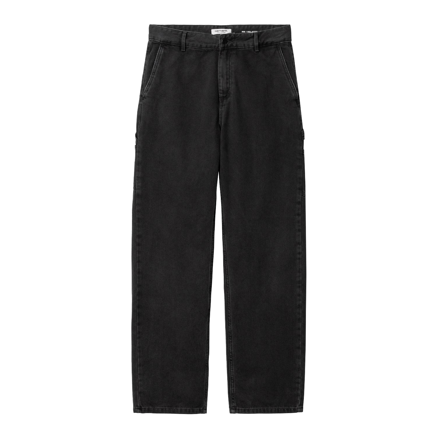 W' PIERCE PANT STRAIGHT - Black (stone washed)