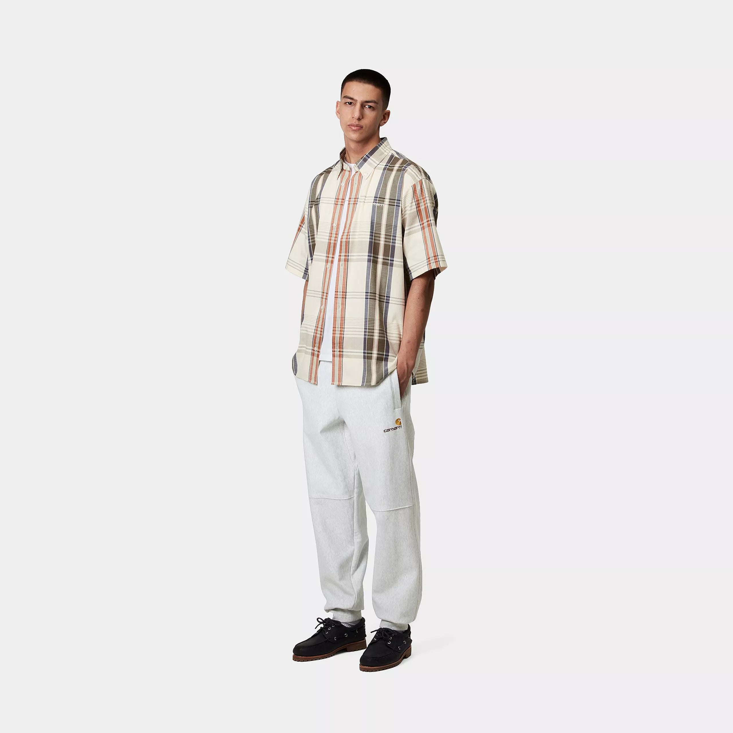 AMERICAN SCRIPT JOGGING PANT - Ash Heather