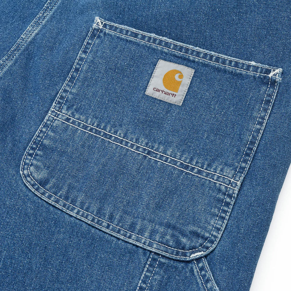 BIB OVERALL - Blue (stone washed)