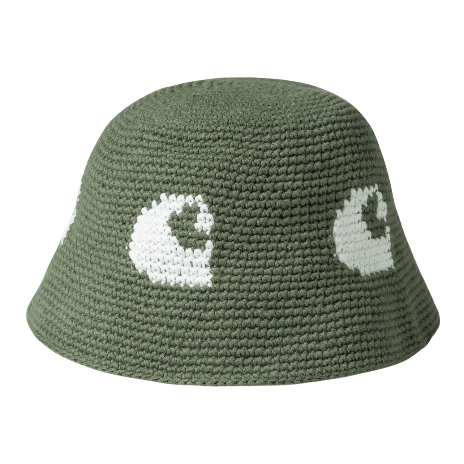 CANE HAT - Dollar Green / White