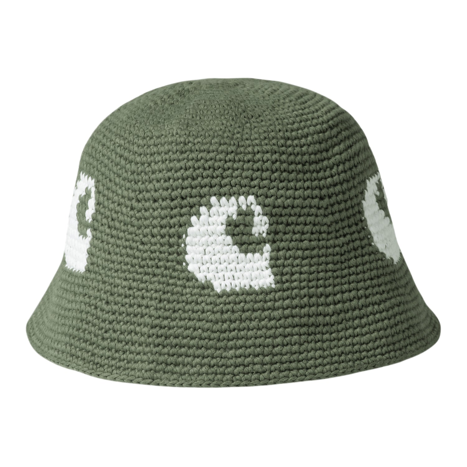 CANE HAT - Dollar Green / White