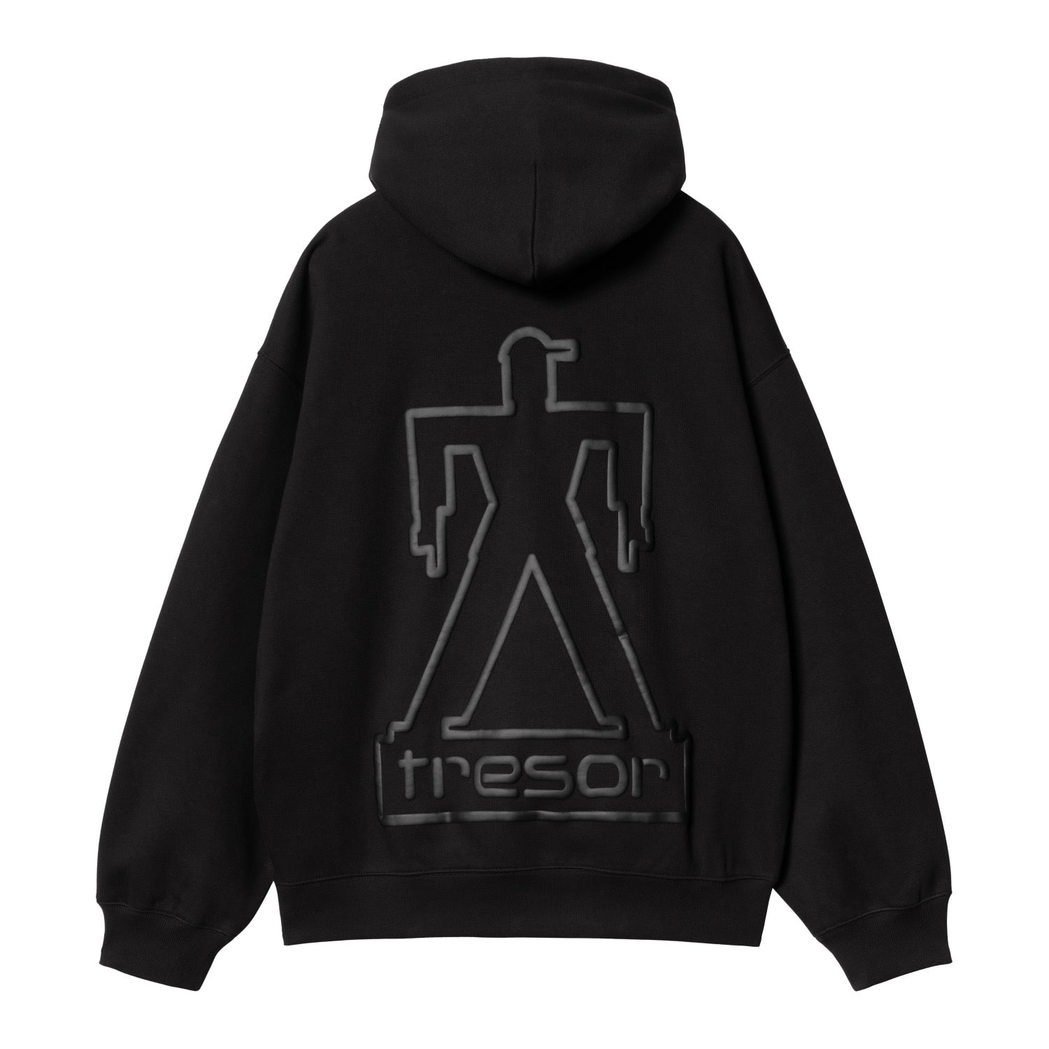 TRESOR BASEMENT HOODED SWEATSHIRT - Black / Grey