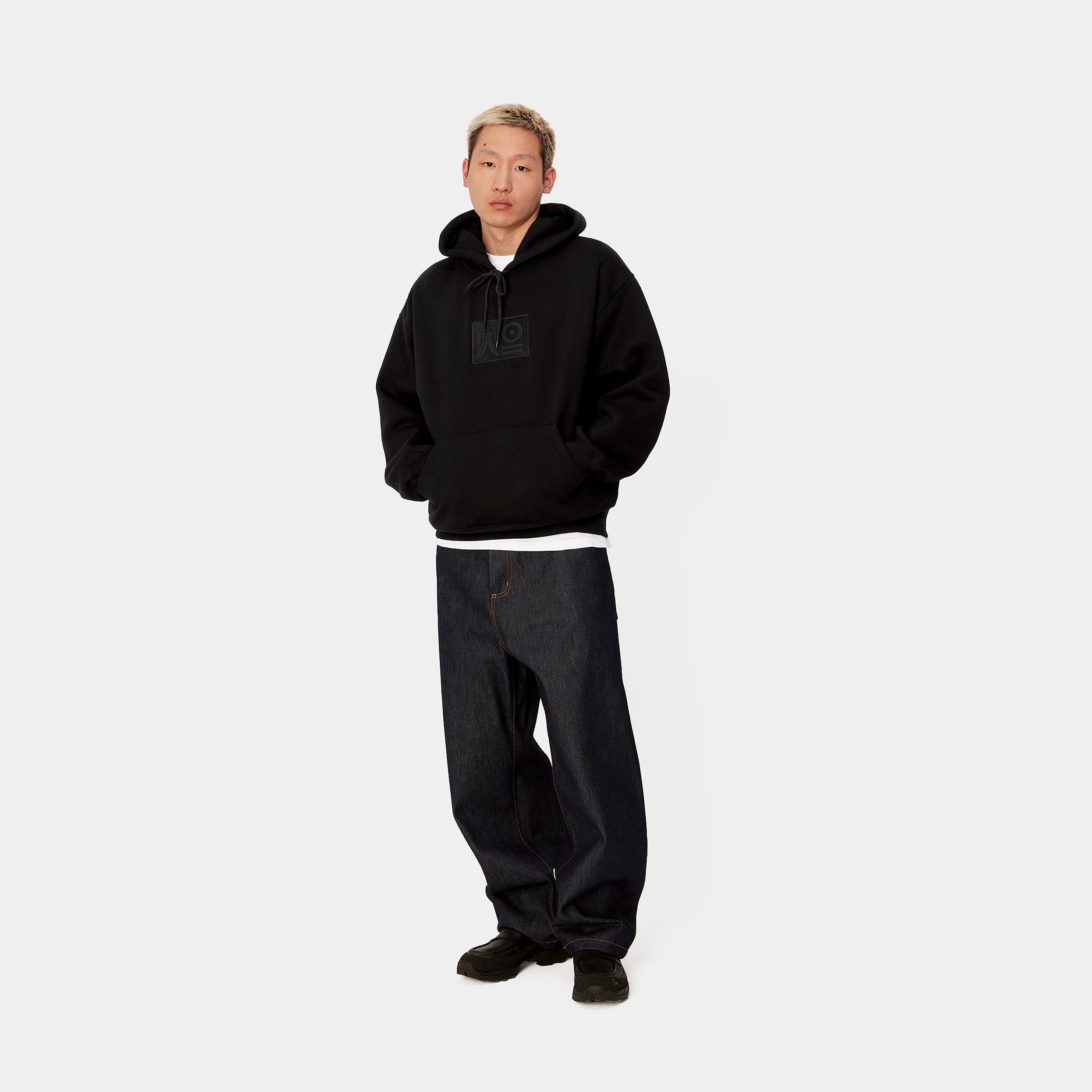 TRESOR BASEMENT HOODED SWEATSHIRT - Black / Grey