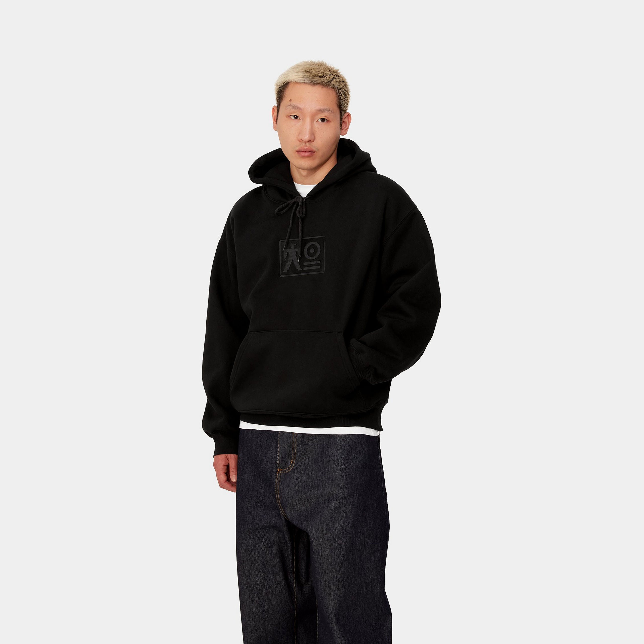 TRESOR BASEMENT HOODED SWEATSHIRT - Black / Grey