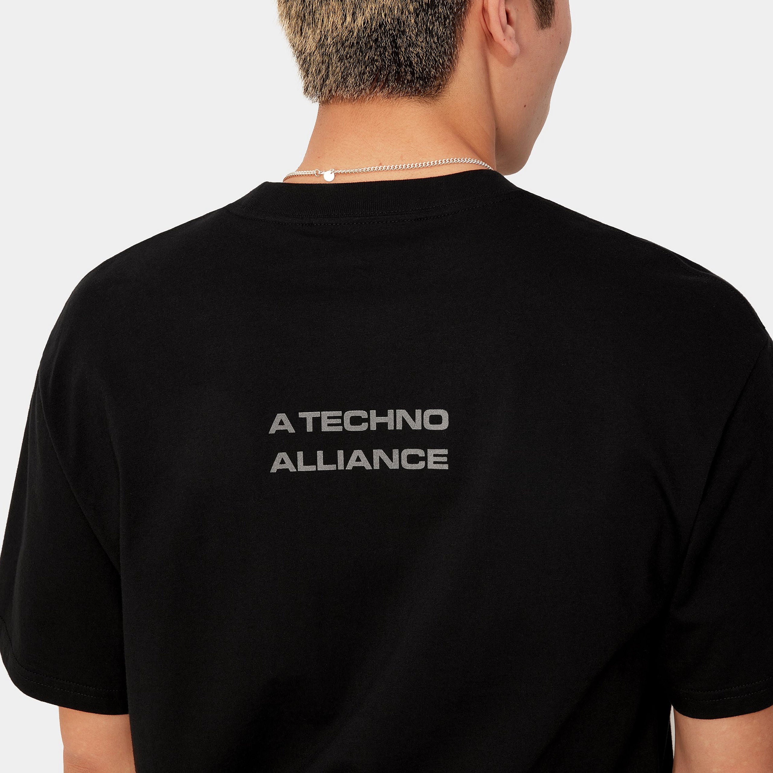 TRESOR TECHNO ALLIANCE S/S T-SHIRT - Black / Dark Grey