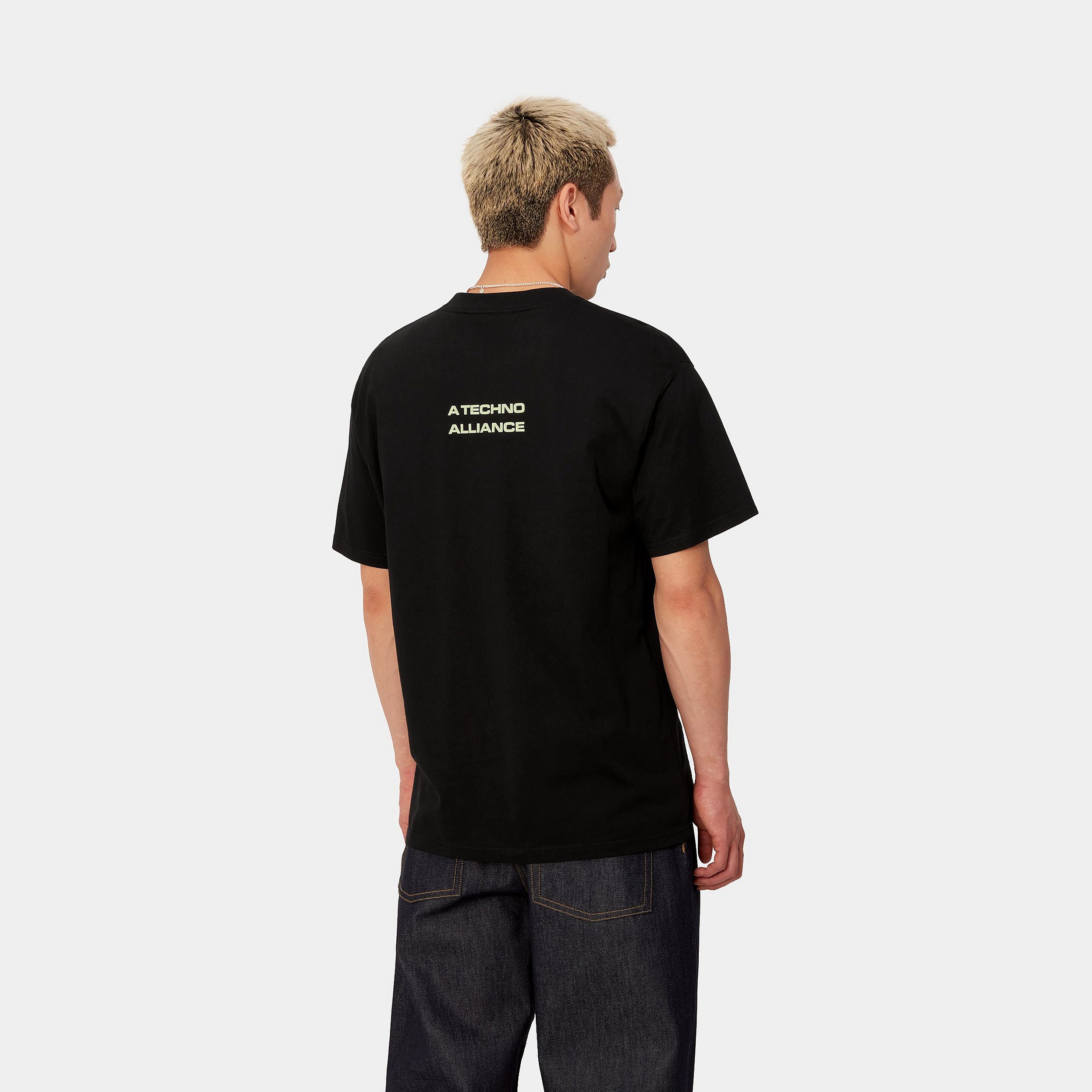 TRESOR TECHNO ALLIANCE S/S T-SHIRT - Black / Glow Green