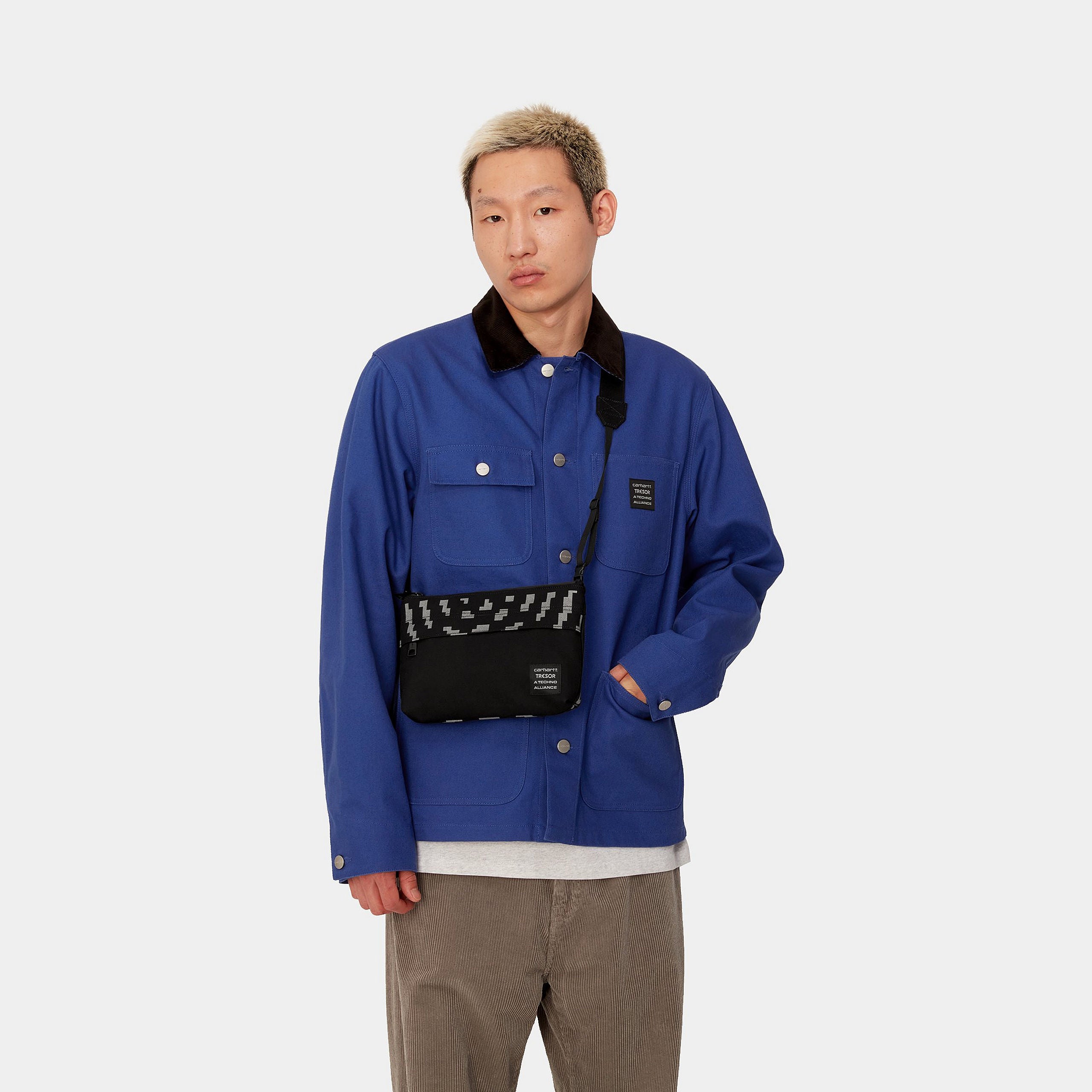 TRESOR WAY OF THE LIGHT STRAP BAG - Black / Dark Grey