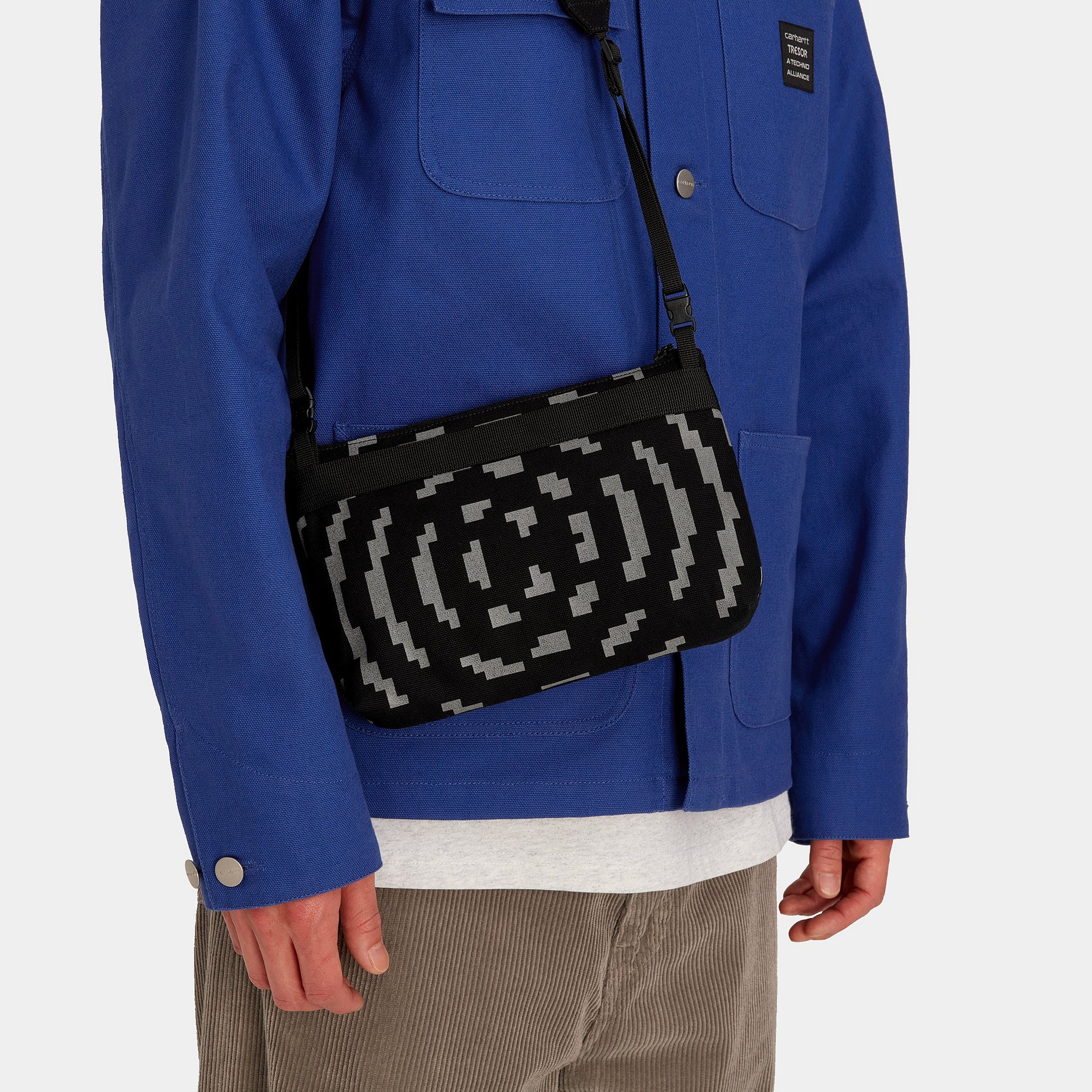 TRESOR WAY OF THE LIGHT STRAP BAG - Black / Dark Grey