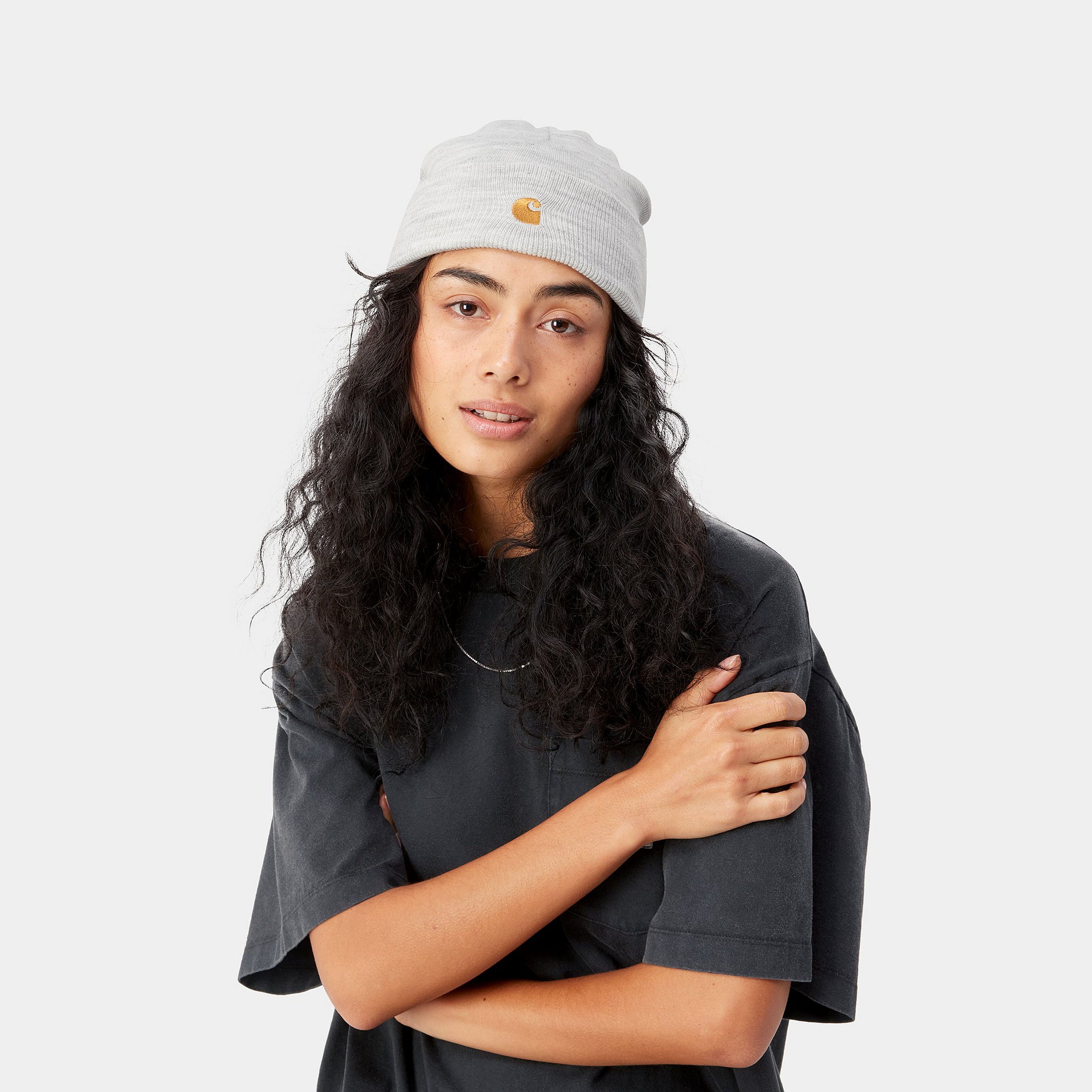 CHASE BEANIE - Ash Heather / Gold