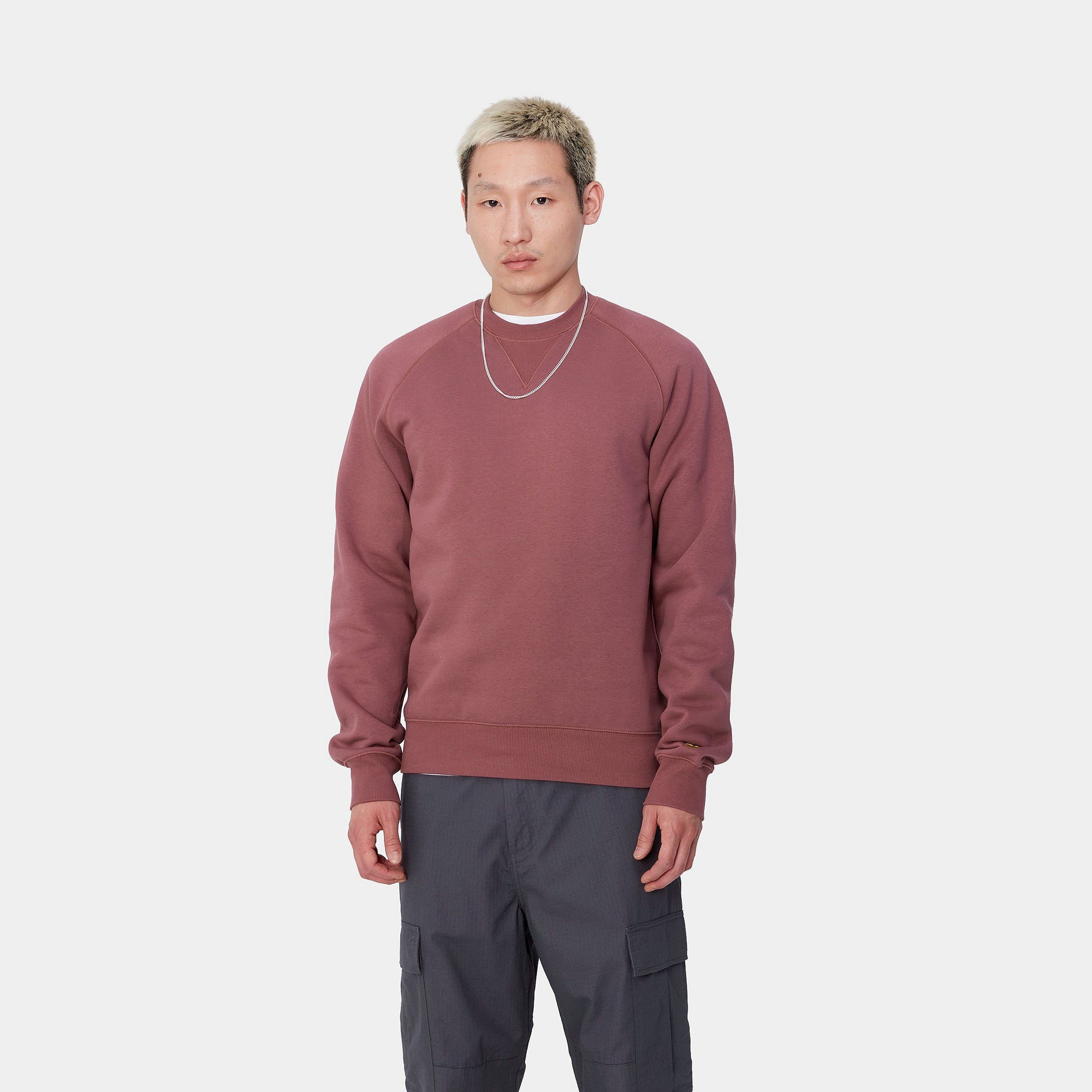 CHASE SWEAT - Dusty Fuchsia / Gold