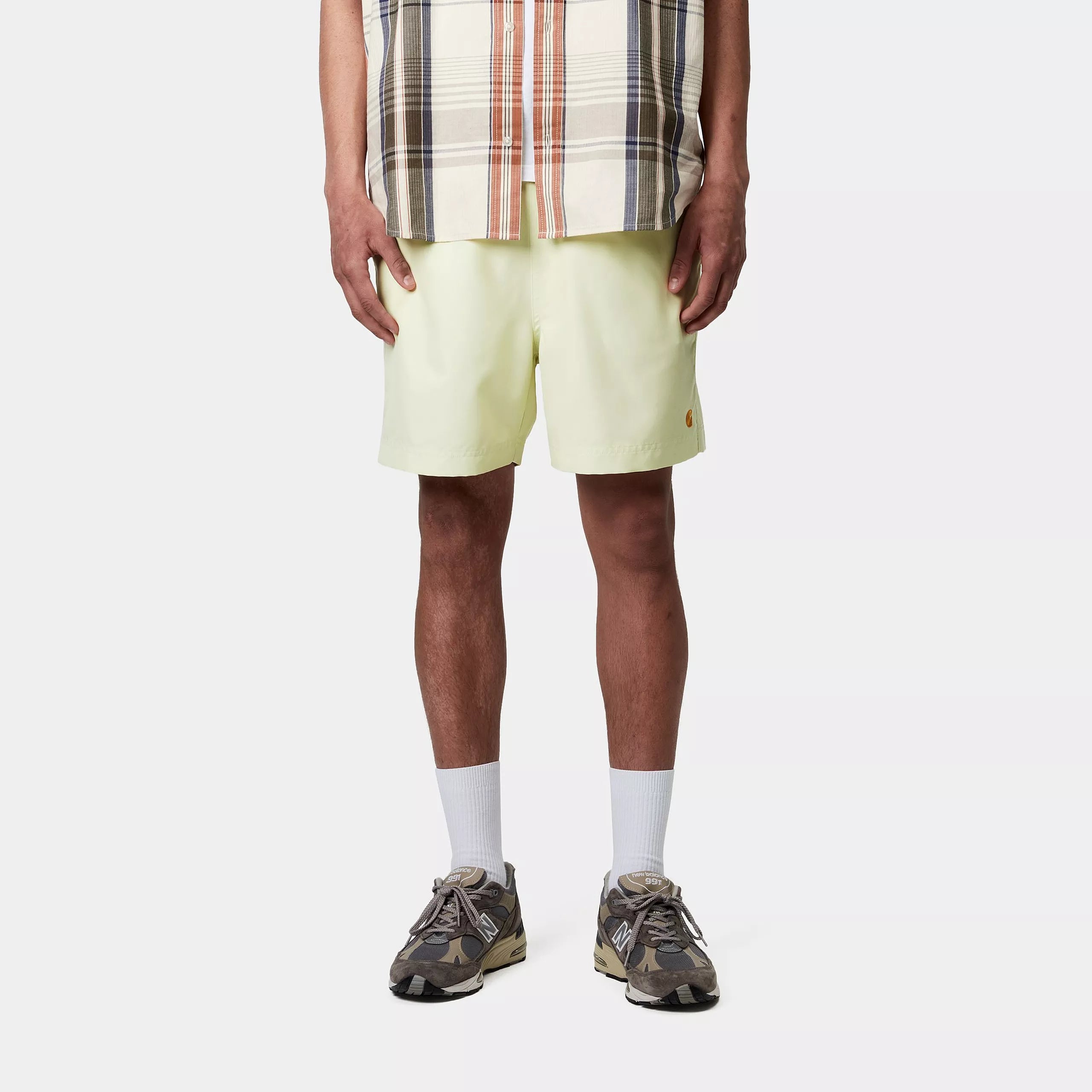 CHASE SWIM TRUNKS - Air Green / Gold