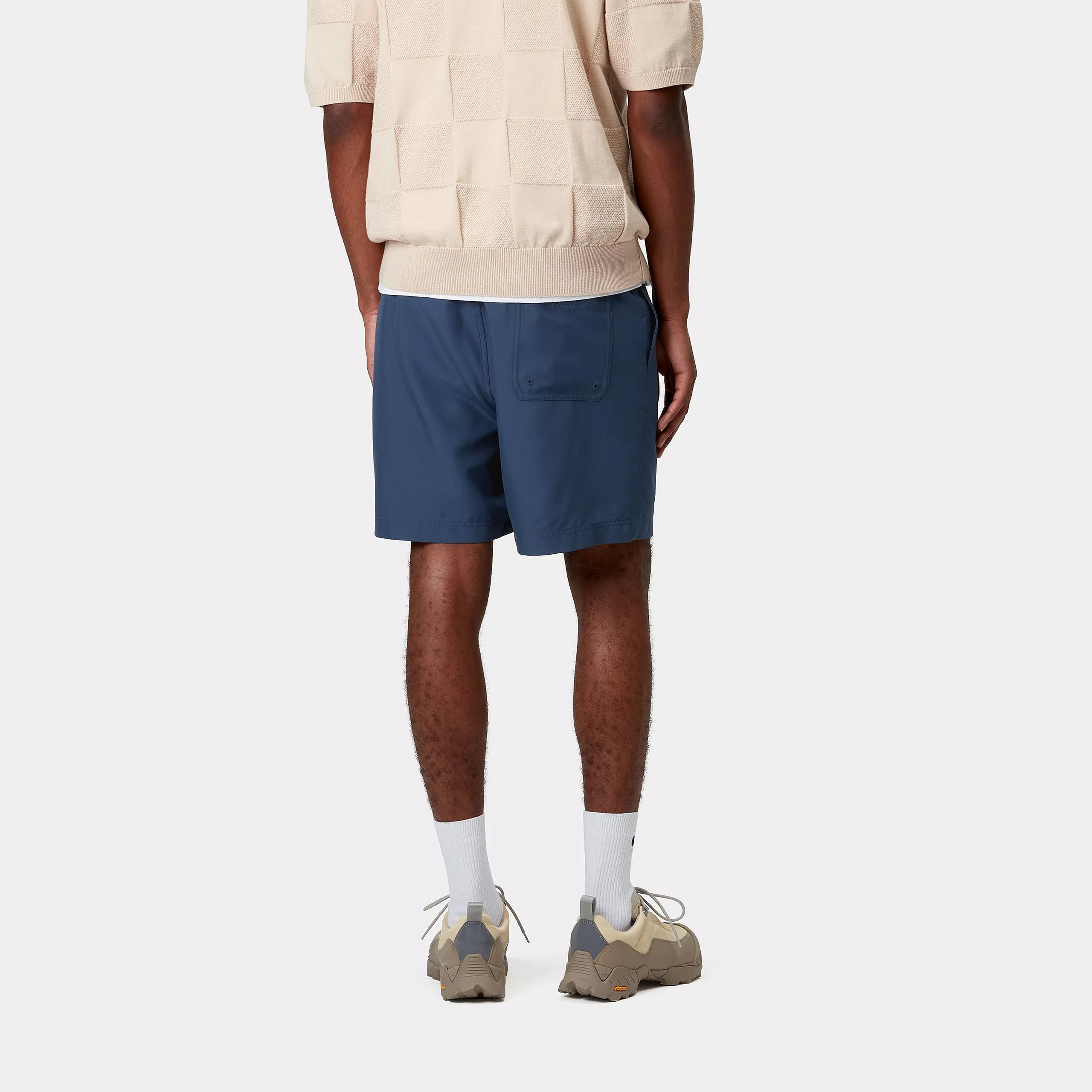 CHASE SWIM TRUNKS - Dusky Blue / Gold