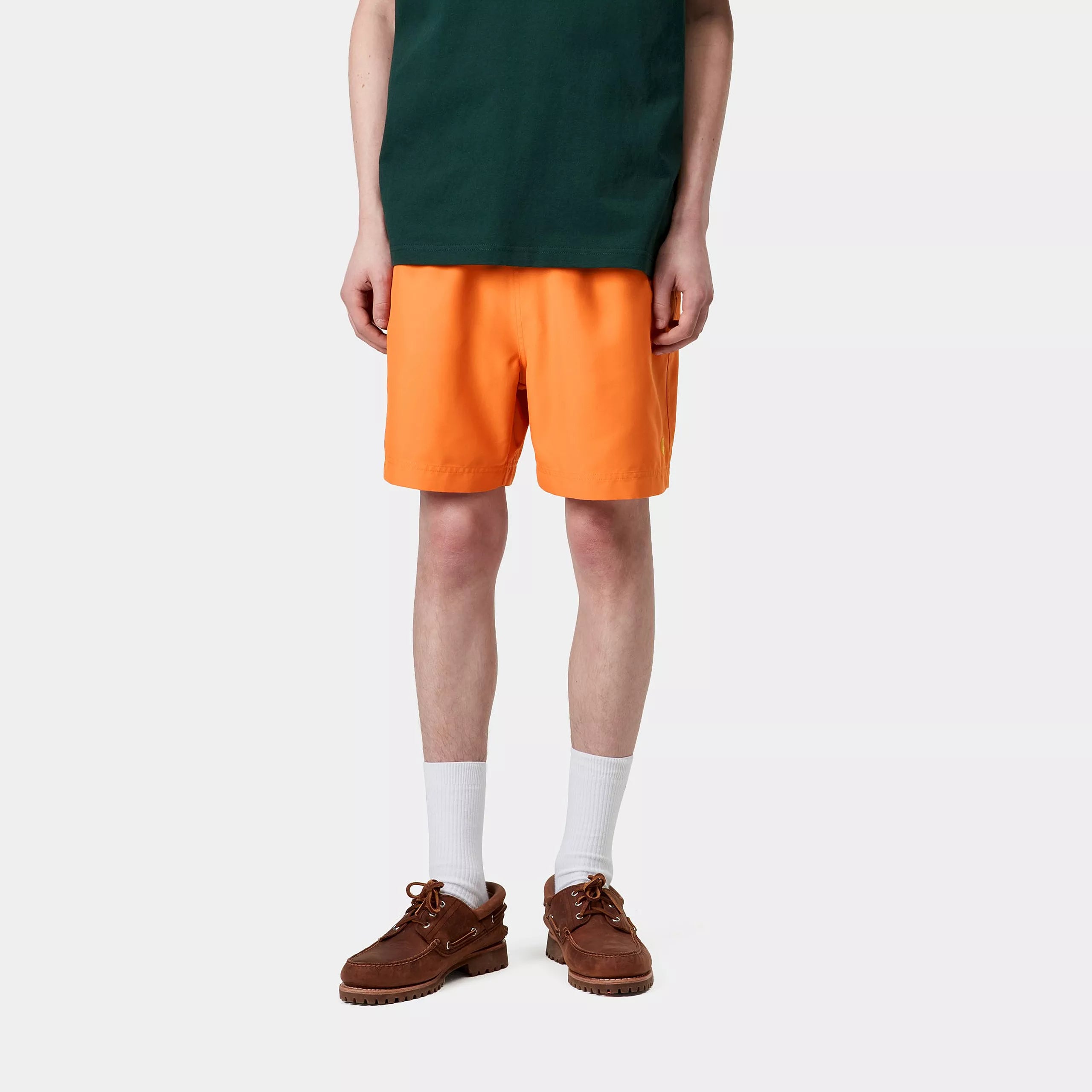 CHASE SWIM TRUNKS - Pumpkin / Gold