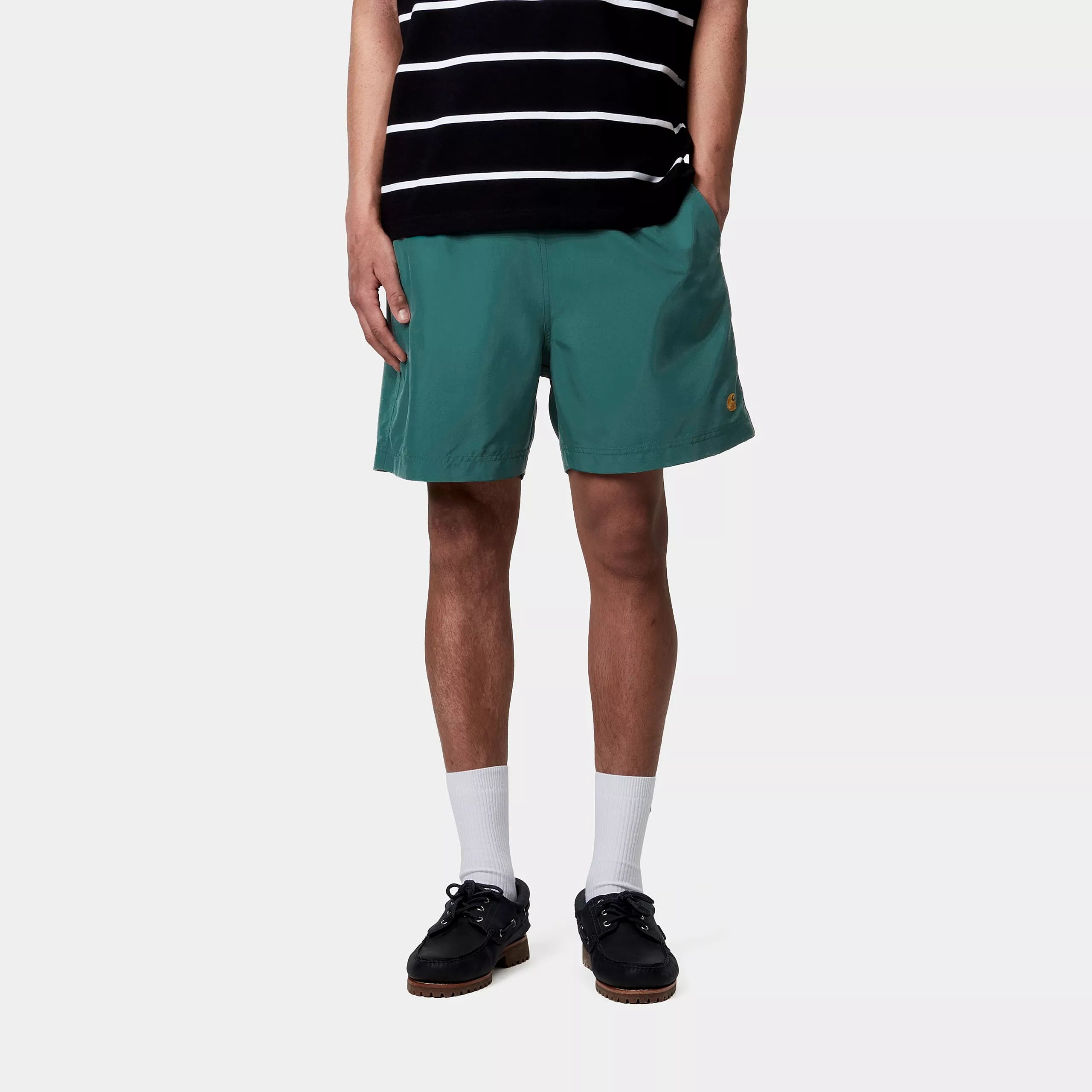CHASE SWIM TRUNKS - Rainforest / Gold