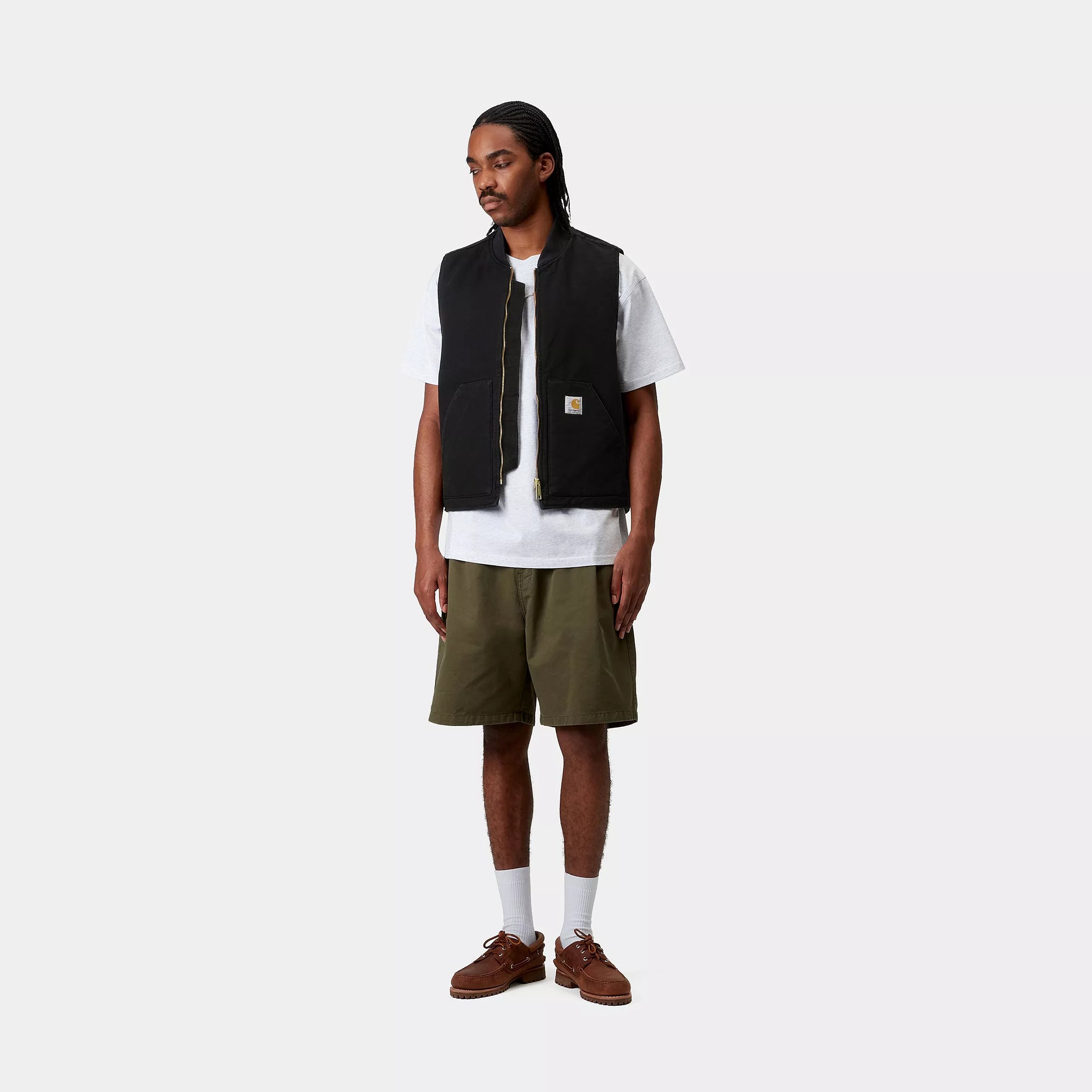 CLASSIC VEST - Black (rinsed)