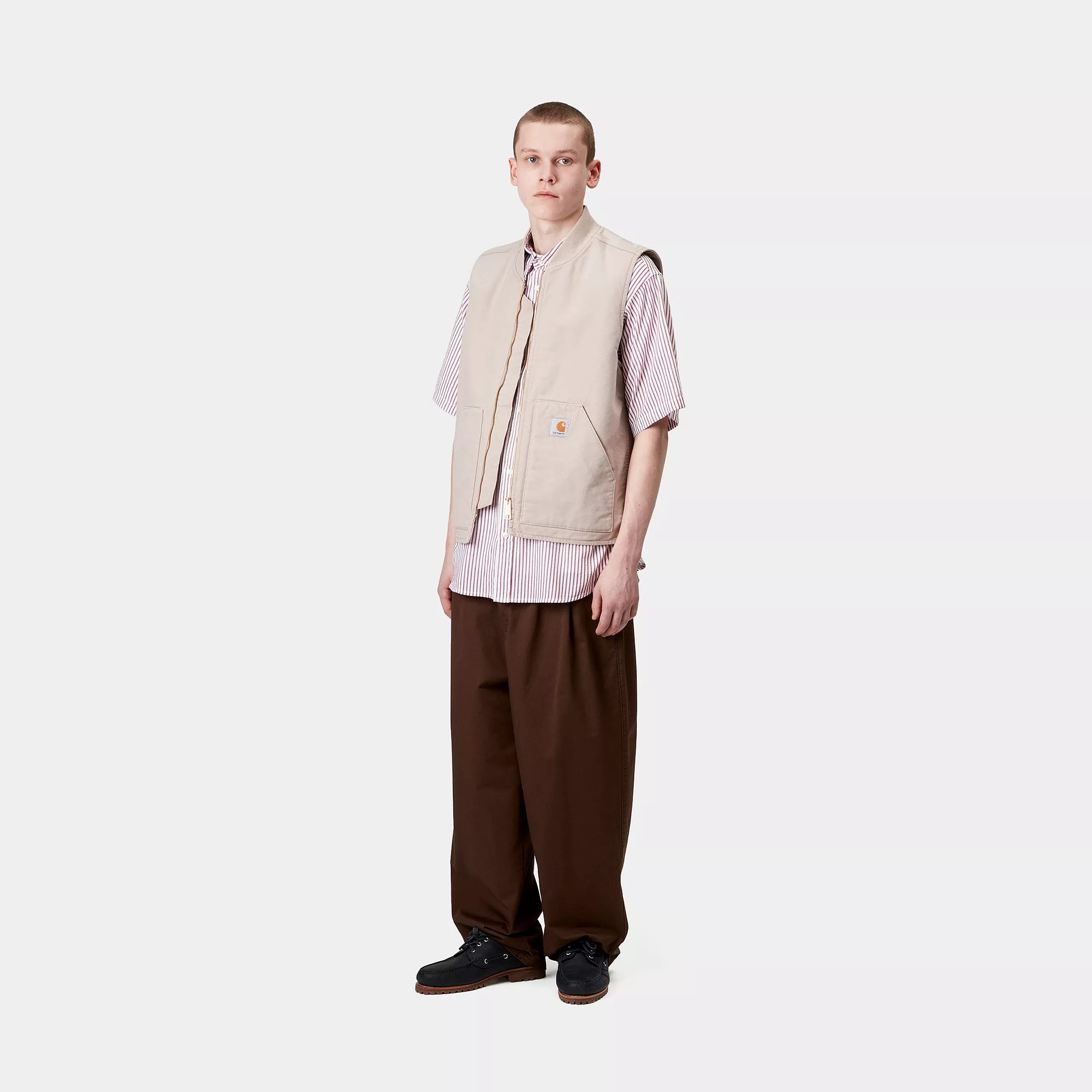 CLASSIC VEST - Dusky Beige (stone canvas)