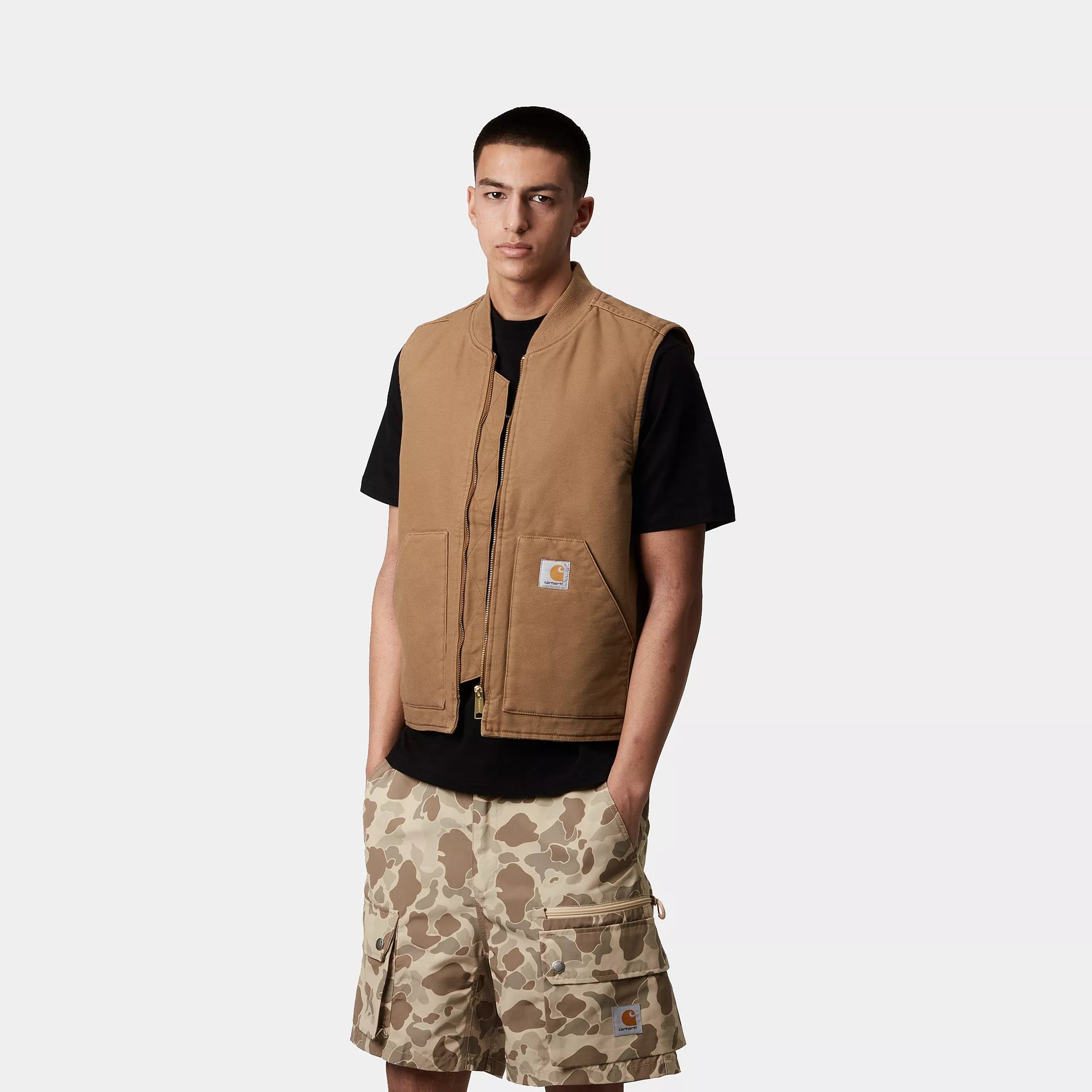 CLASSIC VEST - Hamilton Brown (rinsed)