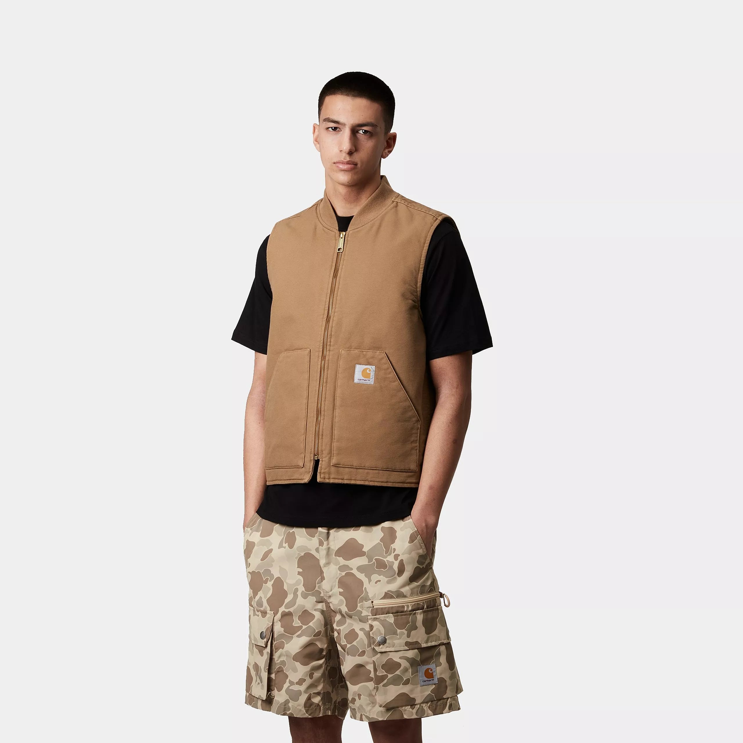 CLASSIC VEST - Hamilton Brown (rinsed)