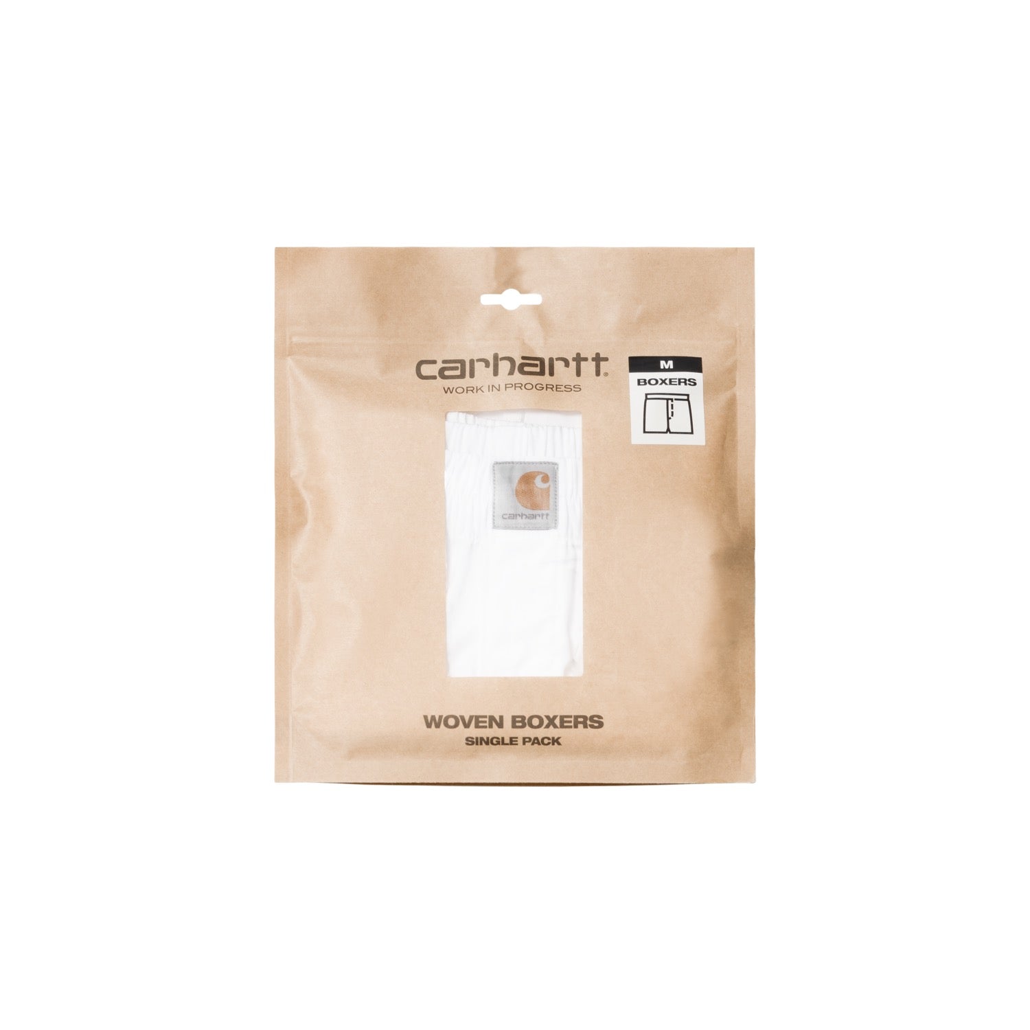 COTTON BOXER - White