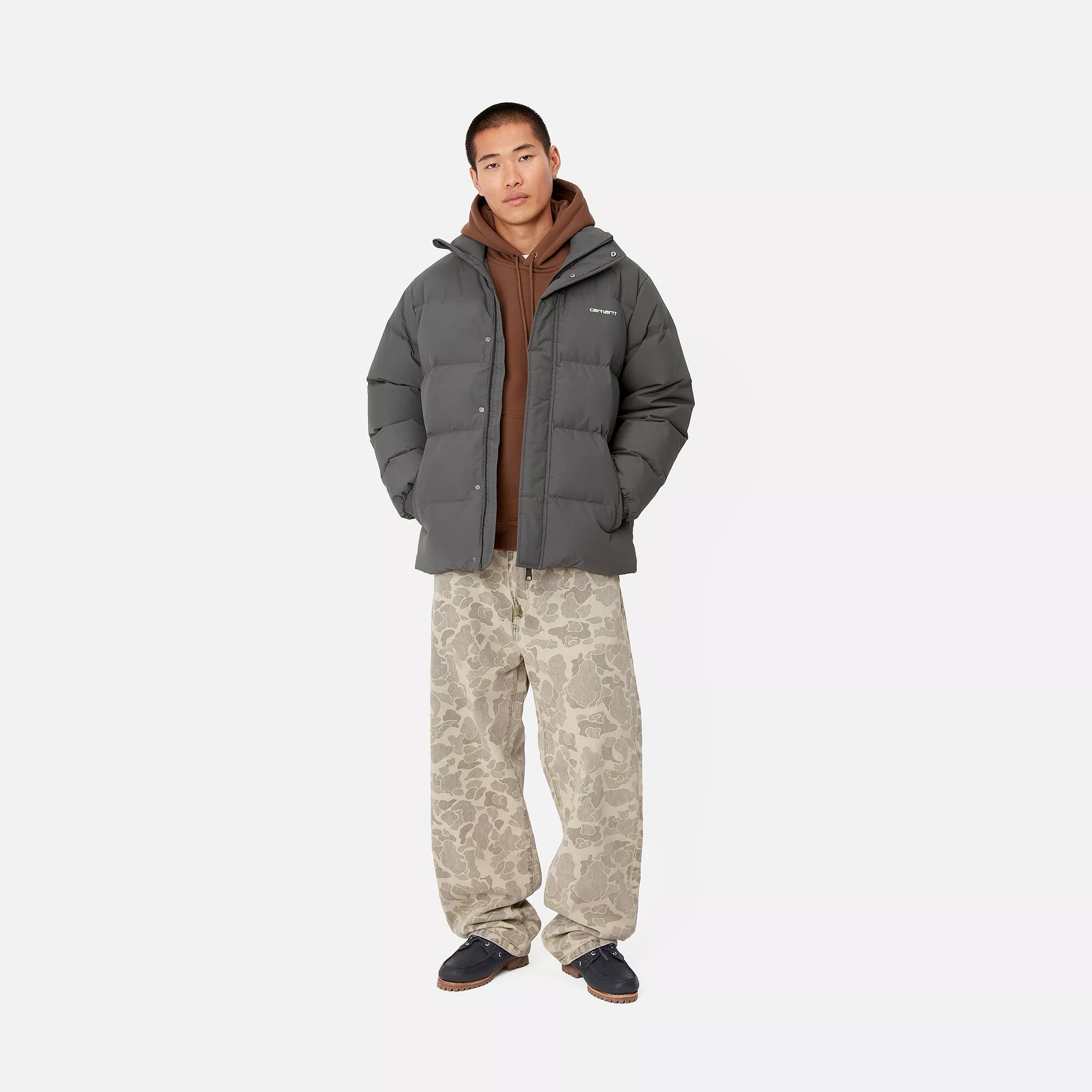 DANVILLE JACKET - Graphite / White