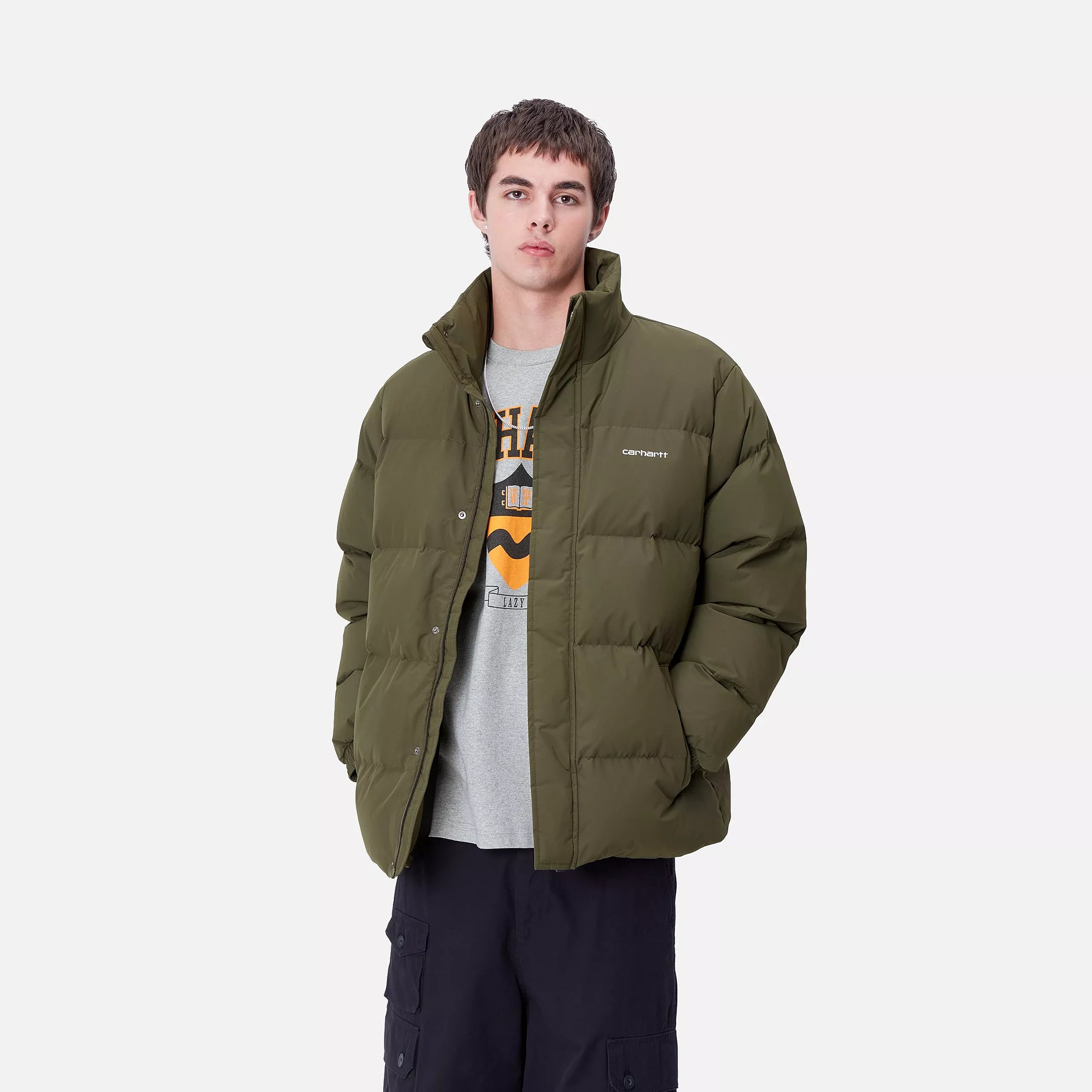 DANVILLE JACKET - Office Green / White