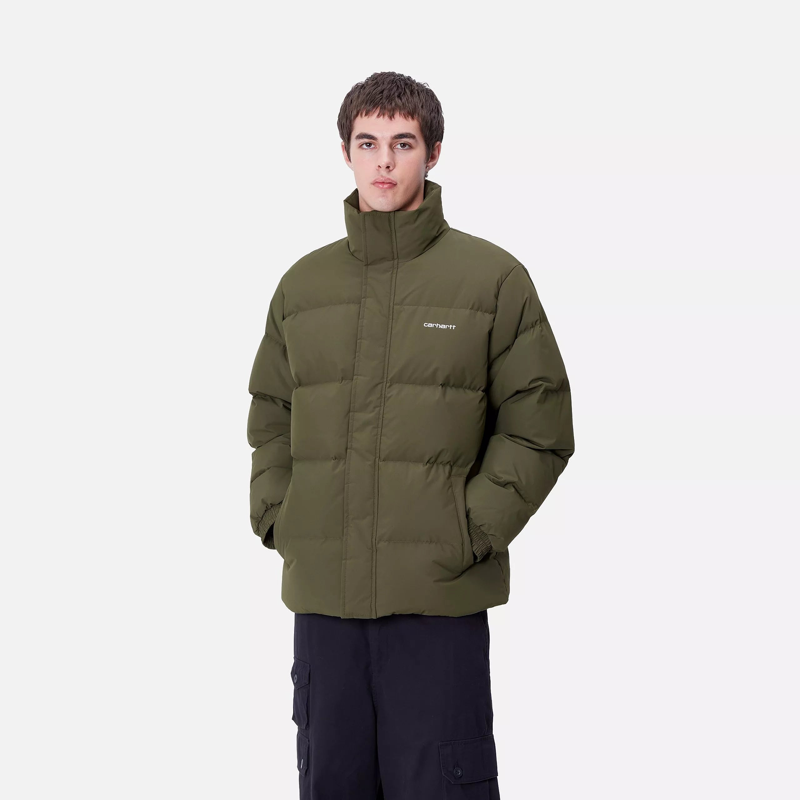 DANVILLE JACKET - Office Green / White