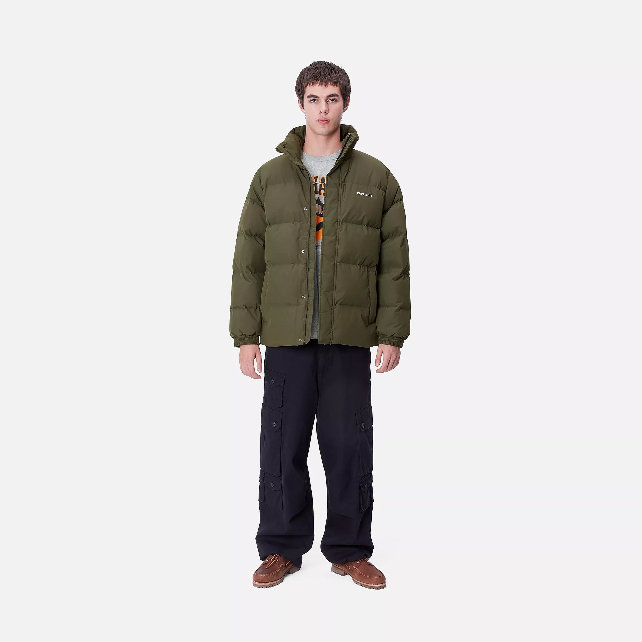 DANVILLE JACKET - Office Green / White