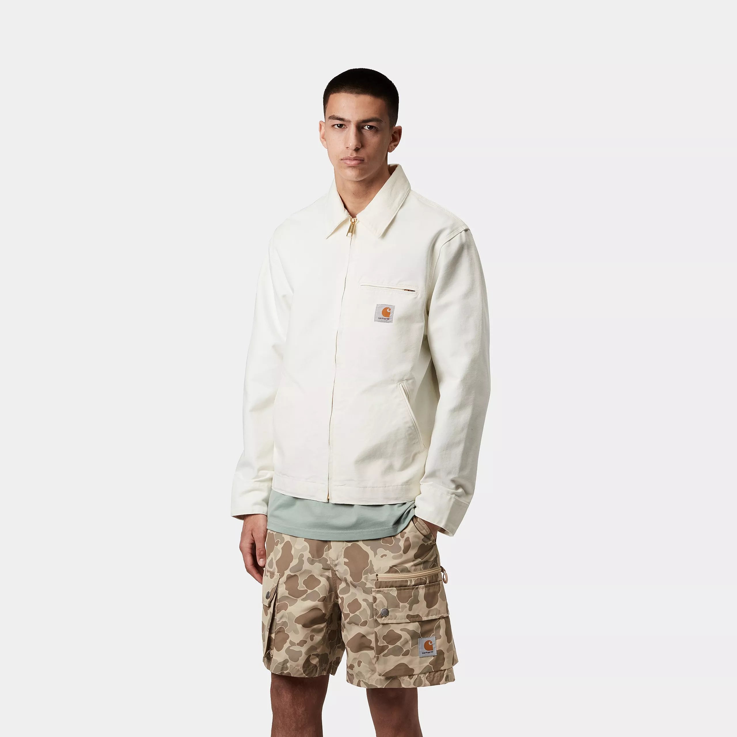 DETROIT JACKET - Wax / Wax (rinsed)