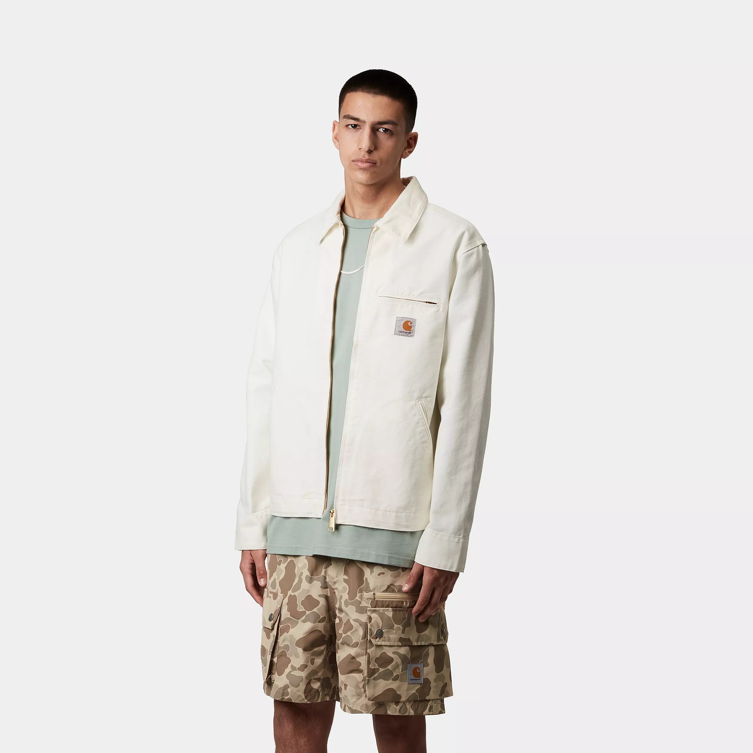 DETROIT JACKET - Wax / Wax (rinsed)