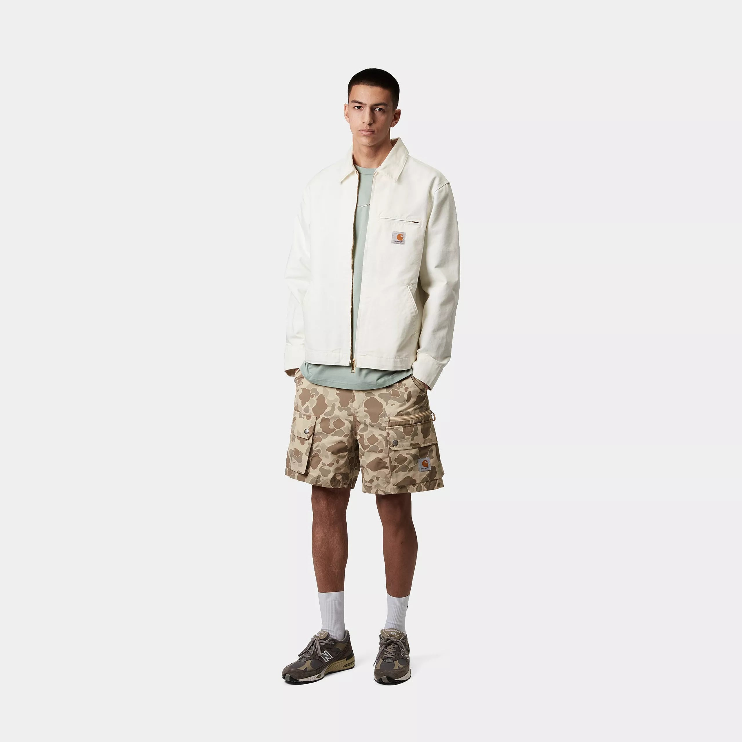 DETROIT JACKET - Wax / Wax (rinsed)