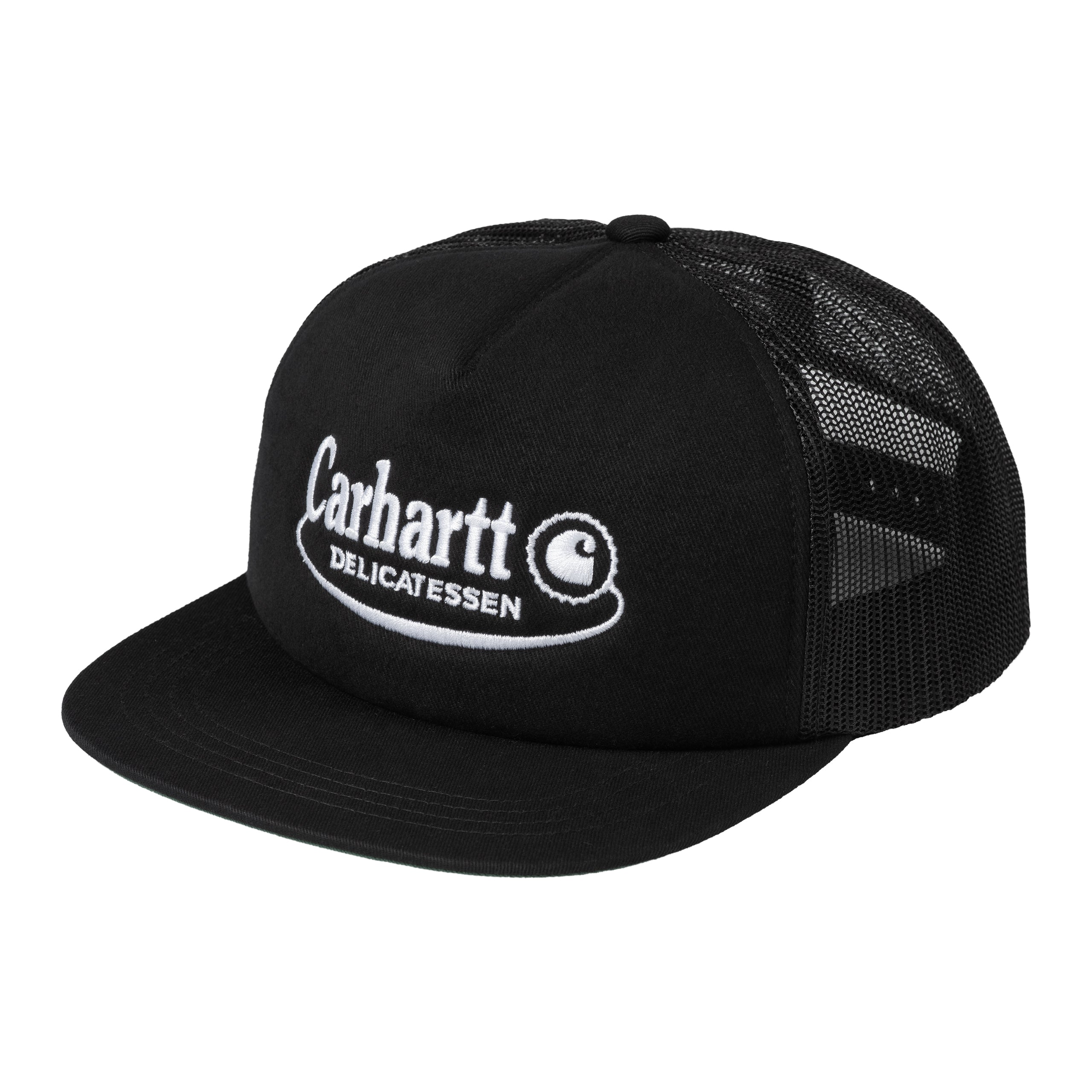 GRAPHIC TRUCKER CAP - Black / Black