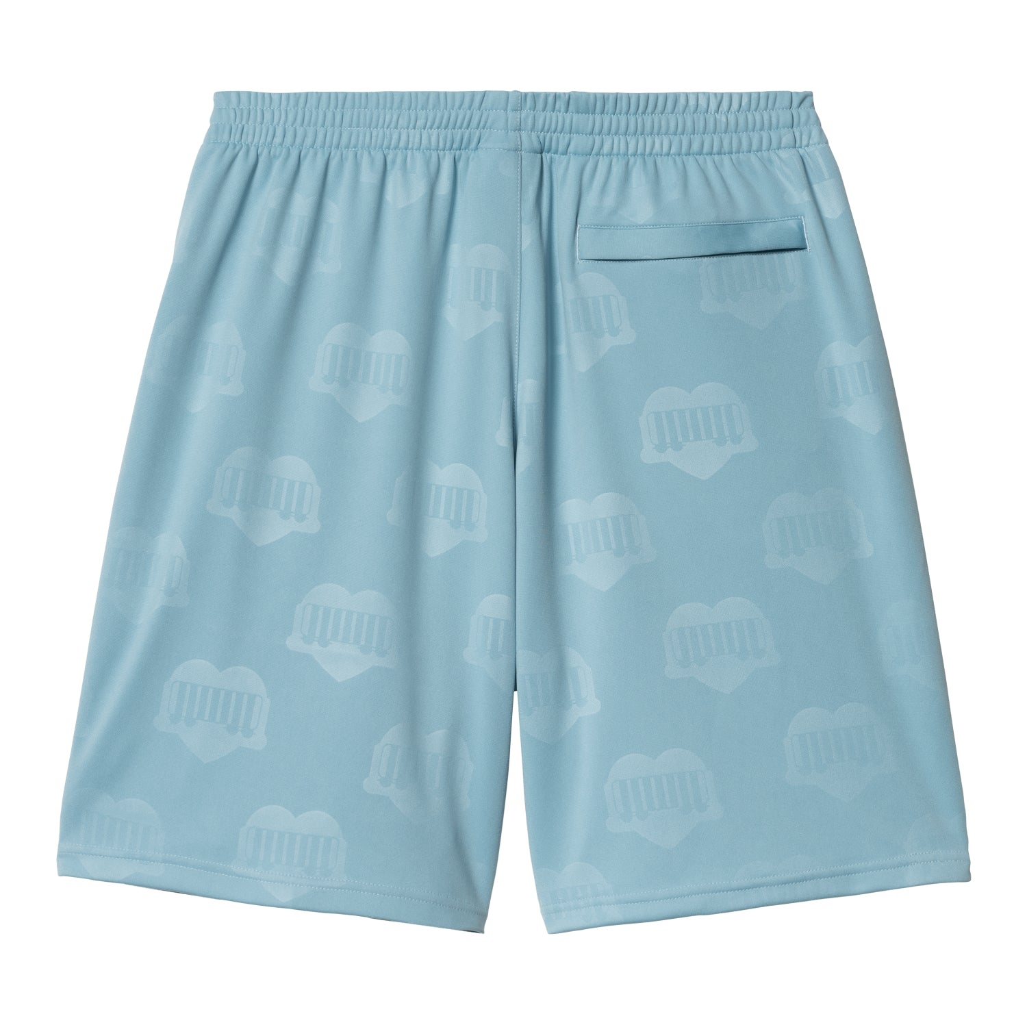 HARTT’S FOOTBALL SHORT - Heart Train Jacquard, Bluebird