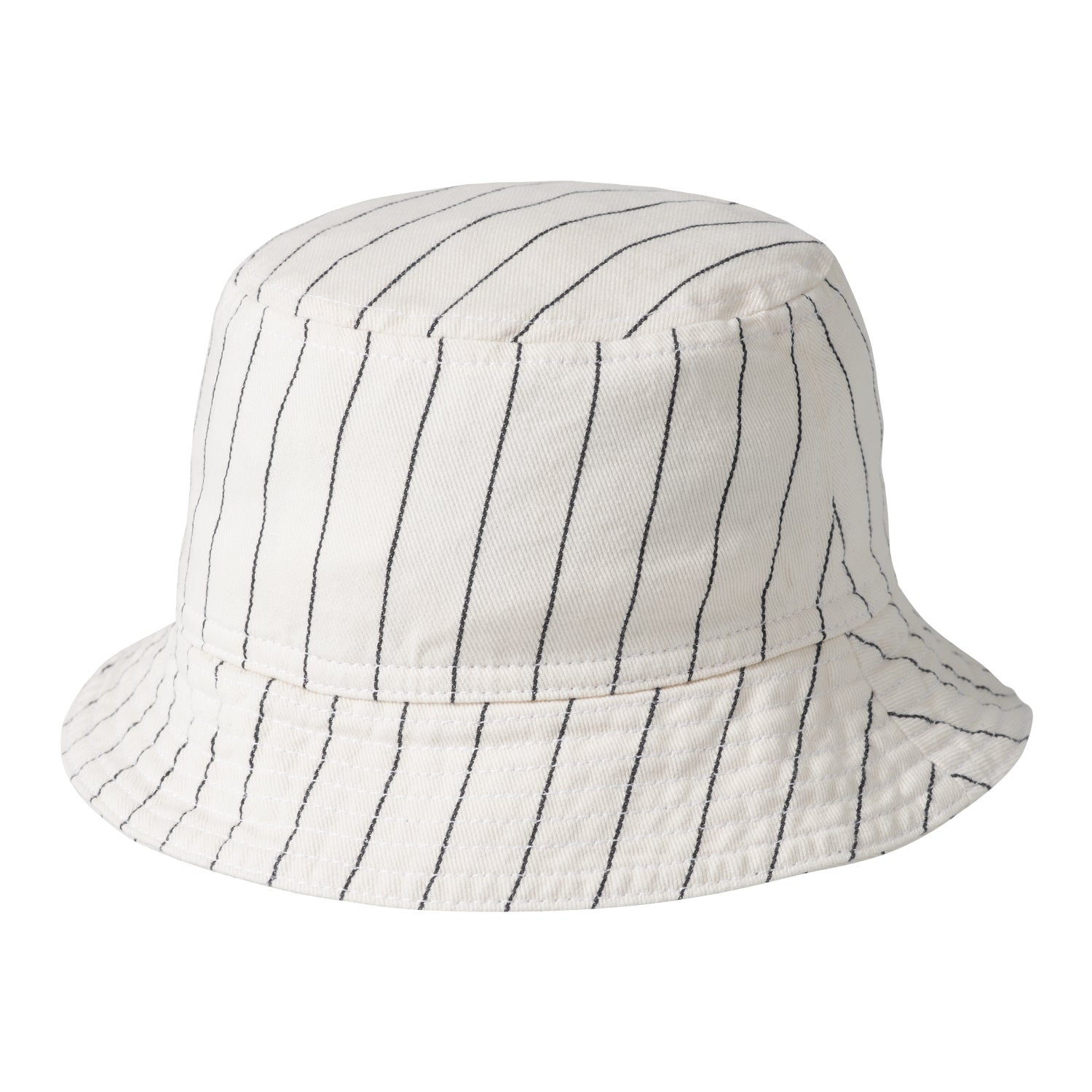 HENDRY BUCKET HAT - Seaton Stripe, Wax / Dark Navy (rinsed)