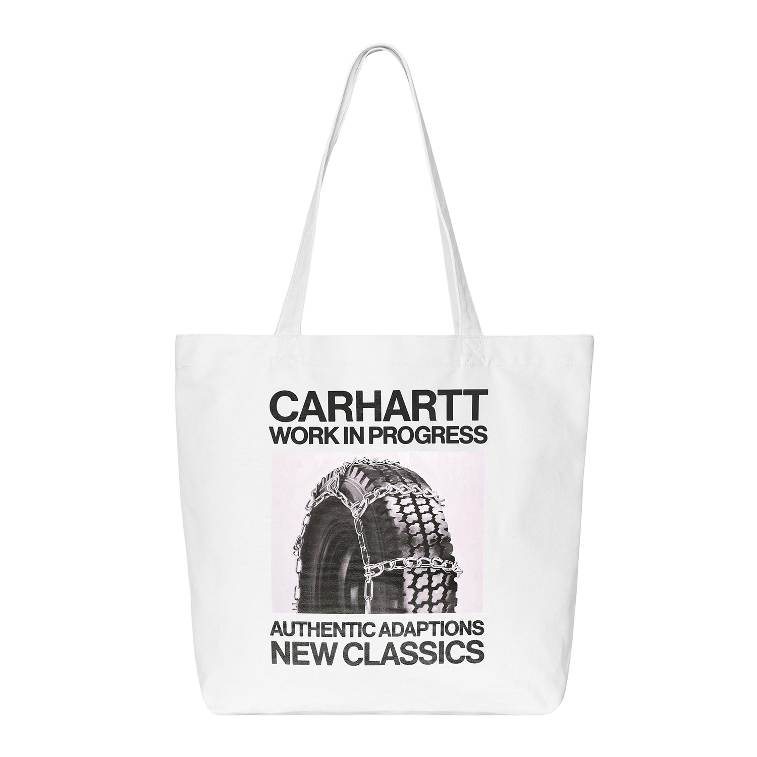 Canvas Graphic Tote - Sean Hamilton Print, White