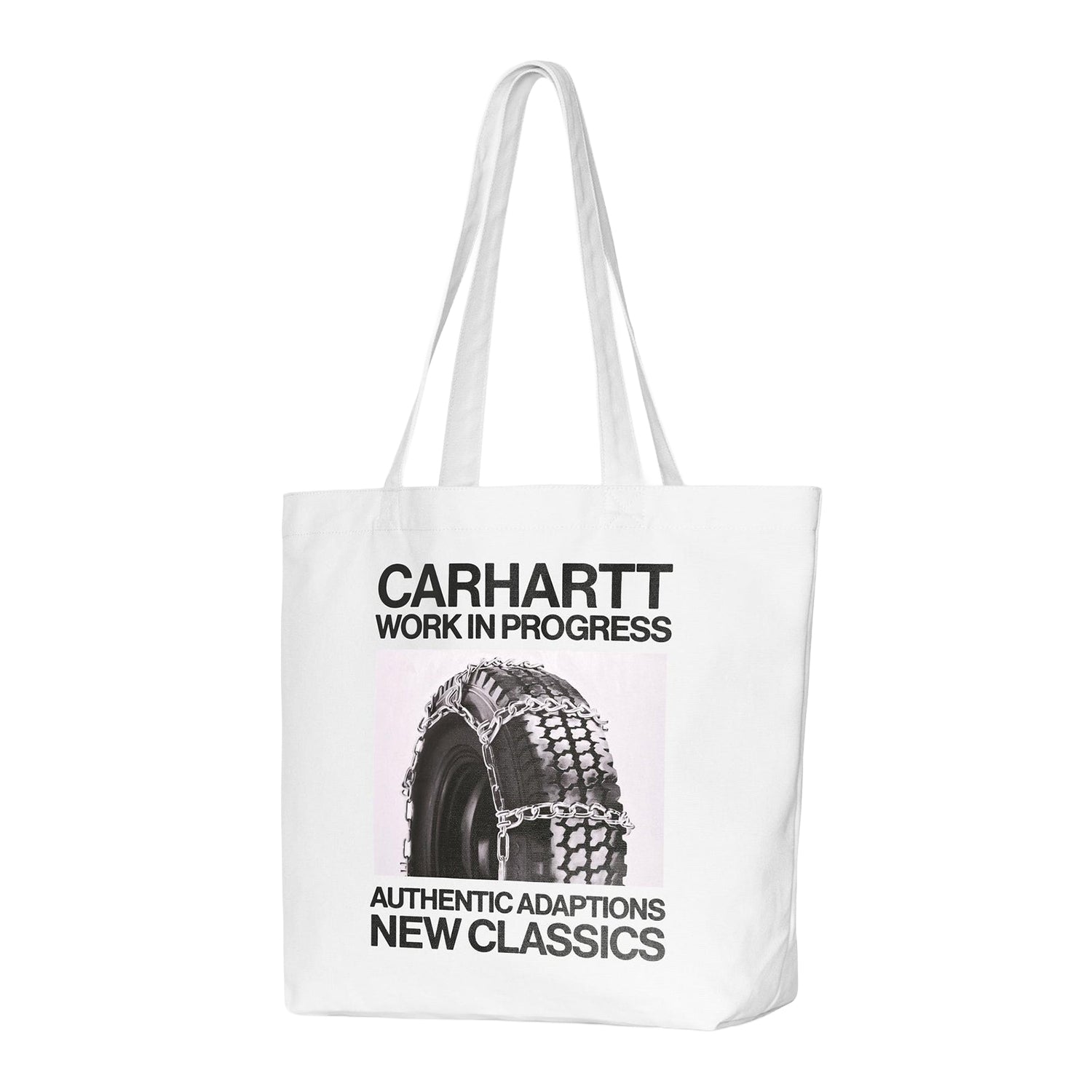 Canvas Graphic Tote - Sean Hamilton Print, White