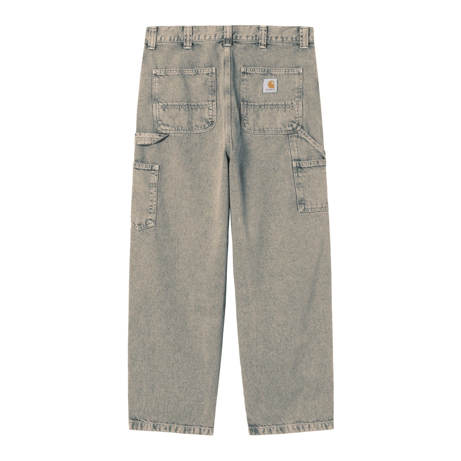 OG SINGLE KNEE PANT  - Blue / Leather (garment dyed)