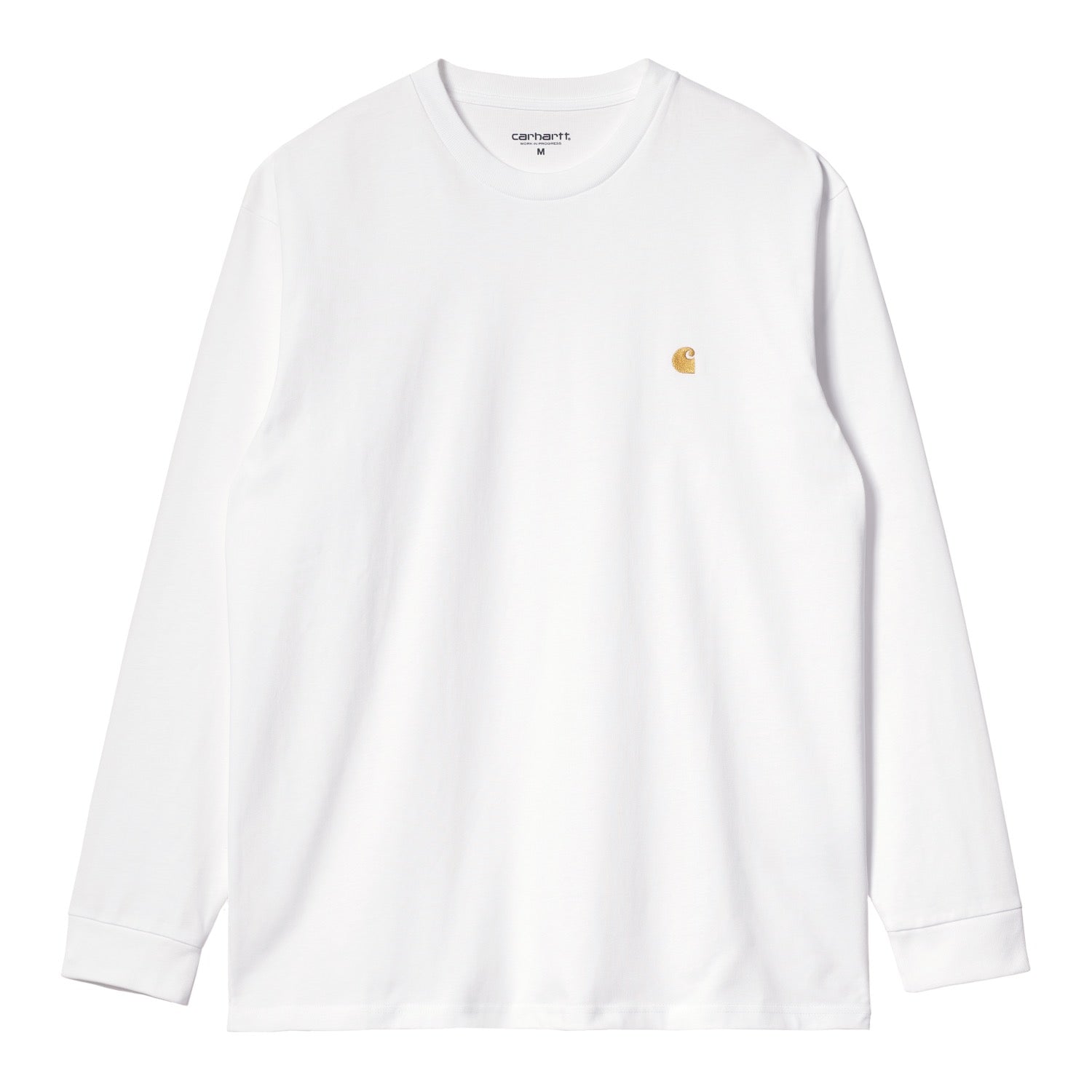 L/S CHASE T-SHIRT - White / Gold